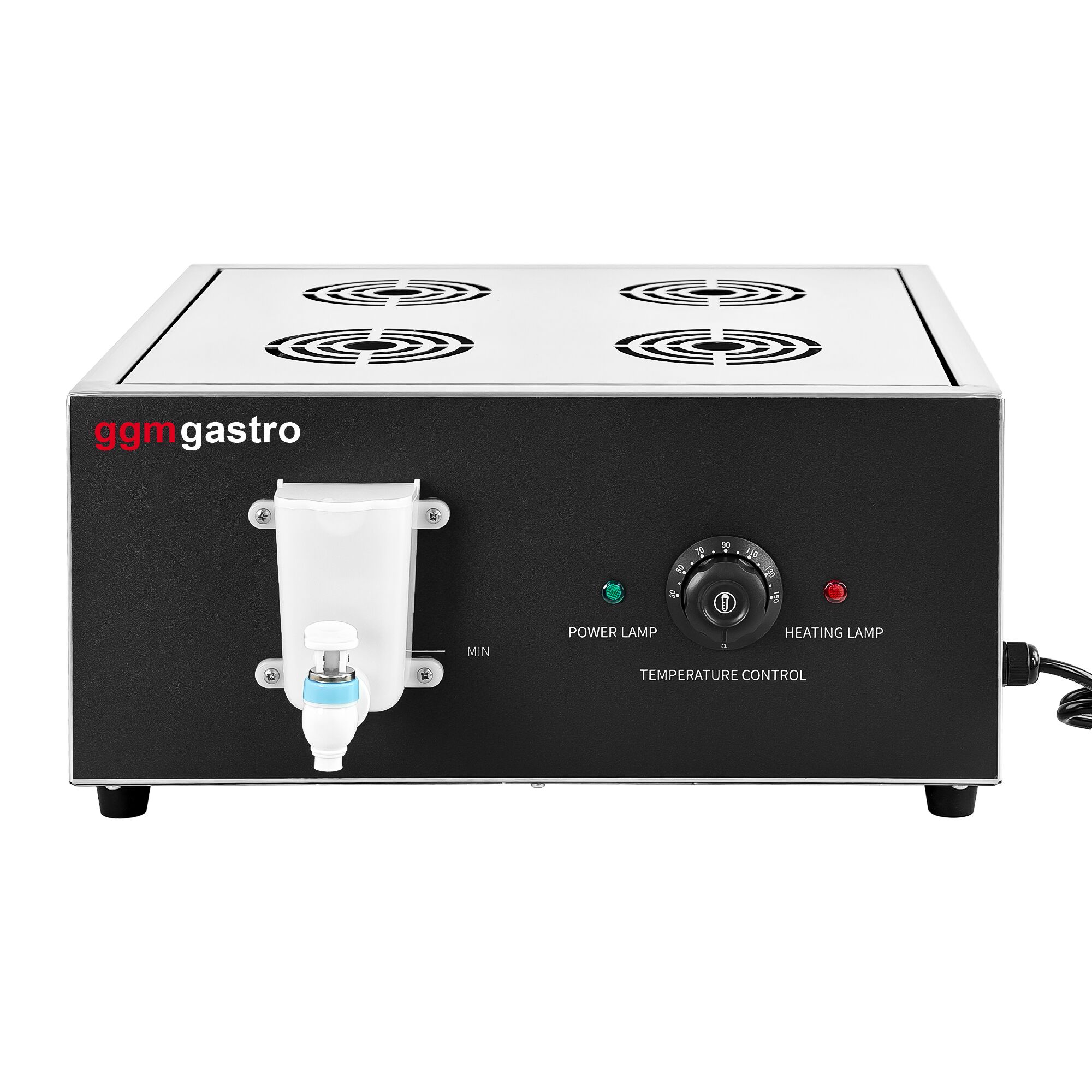 Cuiseur vapeur Dim Sum Professionnel - 2,5kW - Manuel - avec 16 paniers en bambou et 4 couvercles