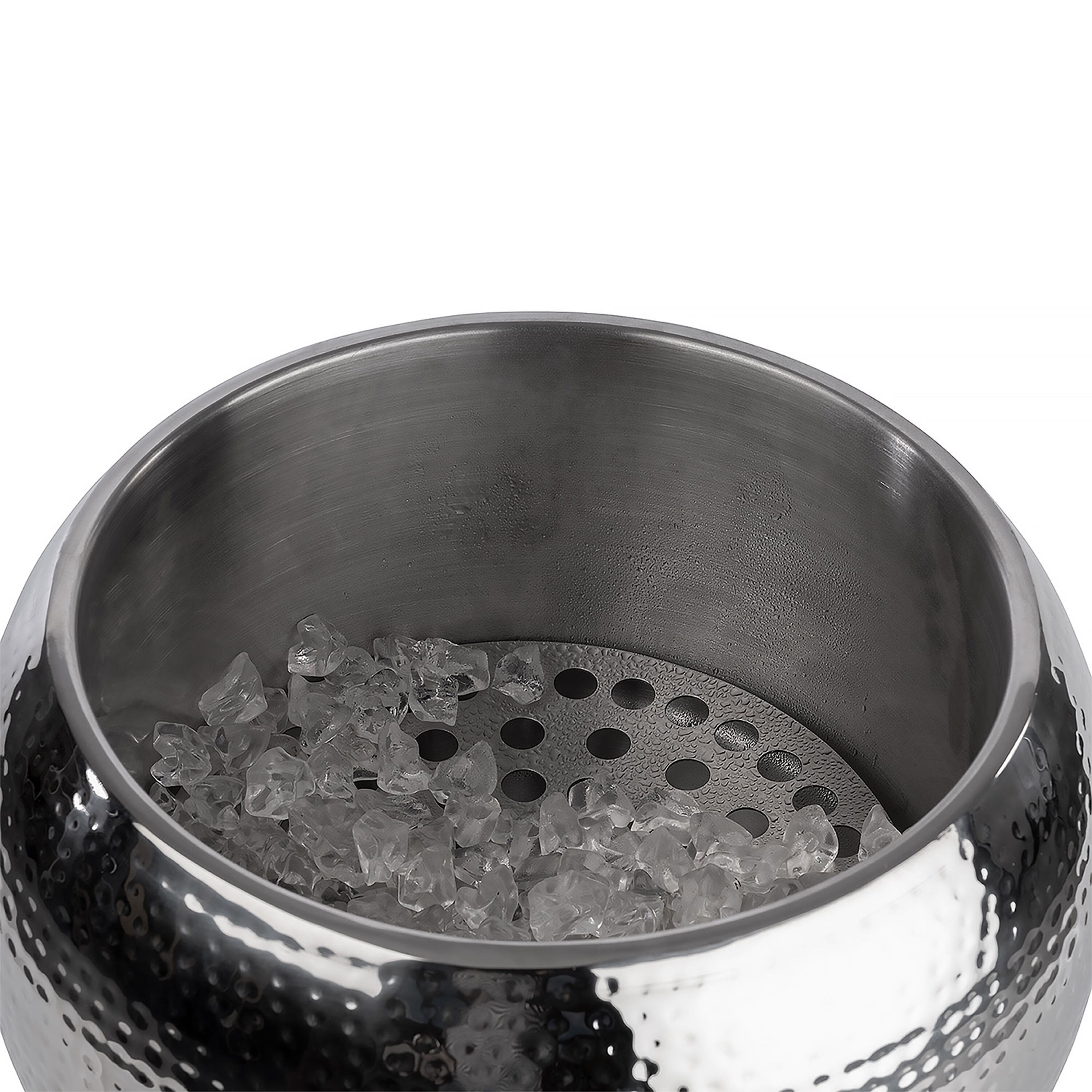 Vasque à bouteilles - BIG BOWL - Acier inoxydable 18/8 - 8 litres - Ø370mm - Hauteur:230mm