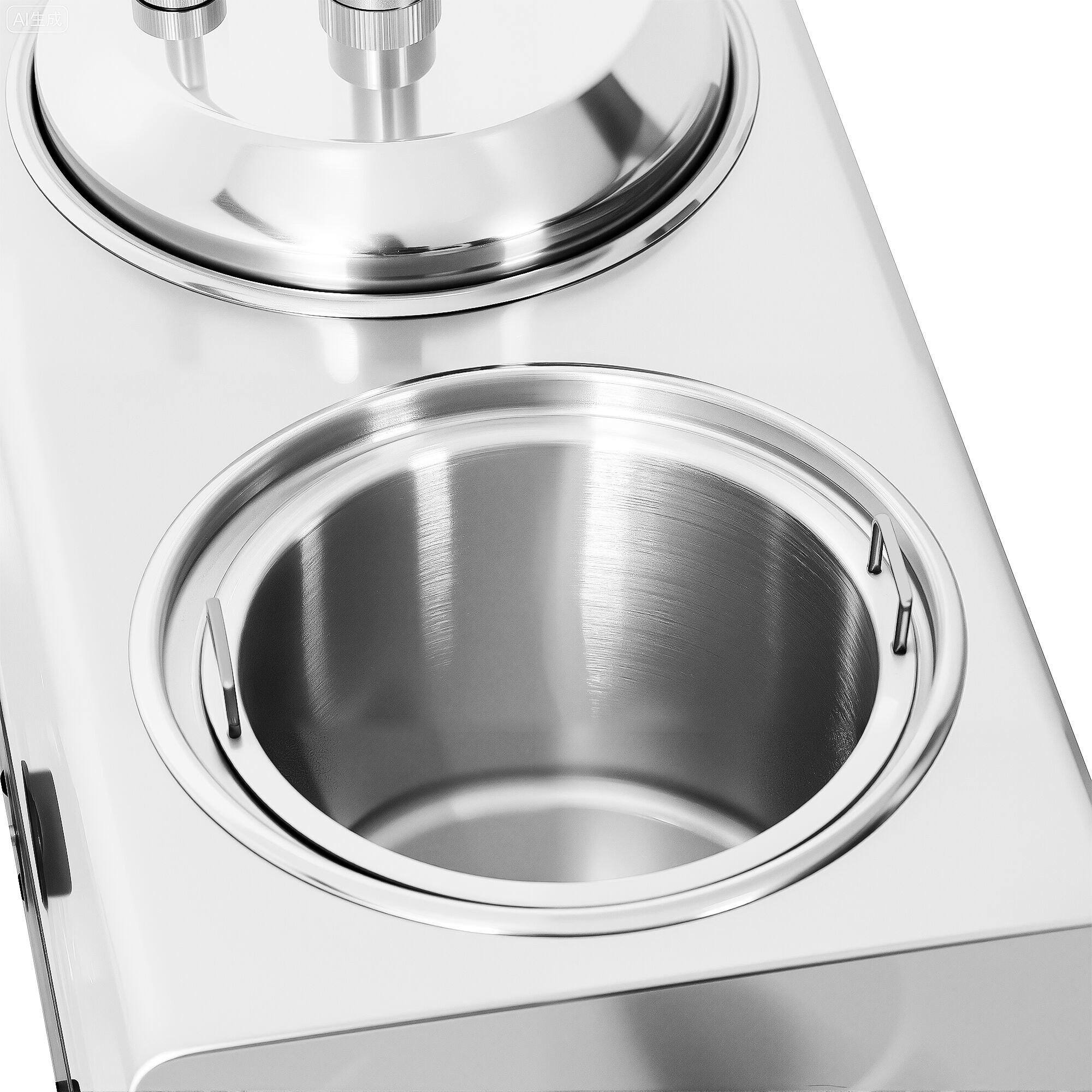 Distributeur de sauces chauffant - 1,2 kW - 2x 1,7 litres - incl. insert