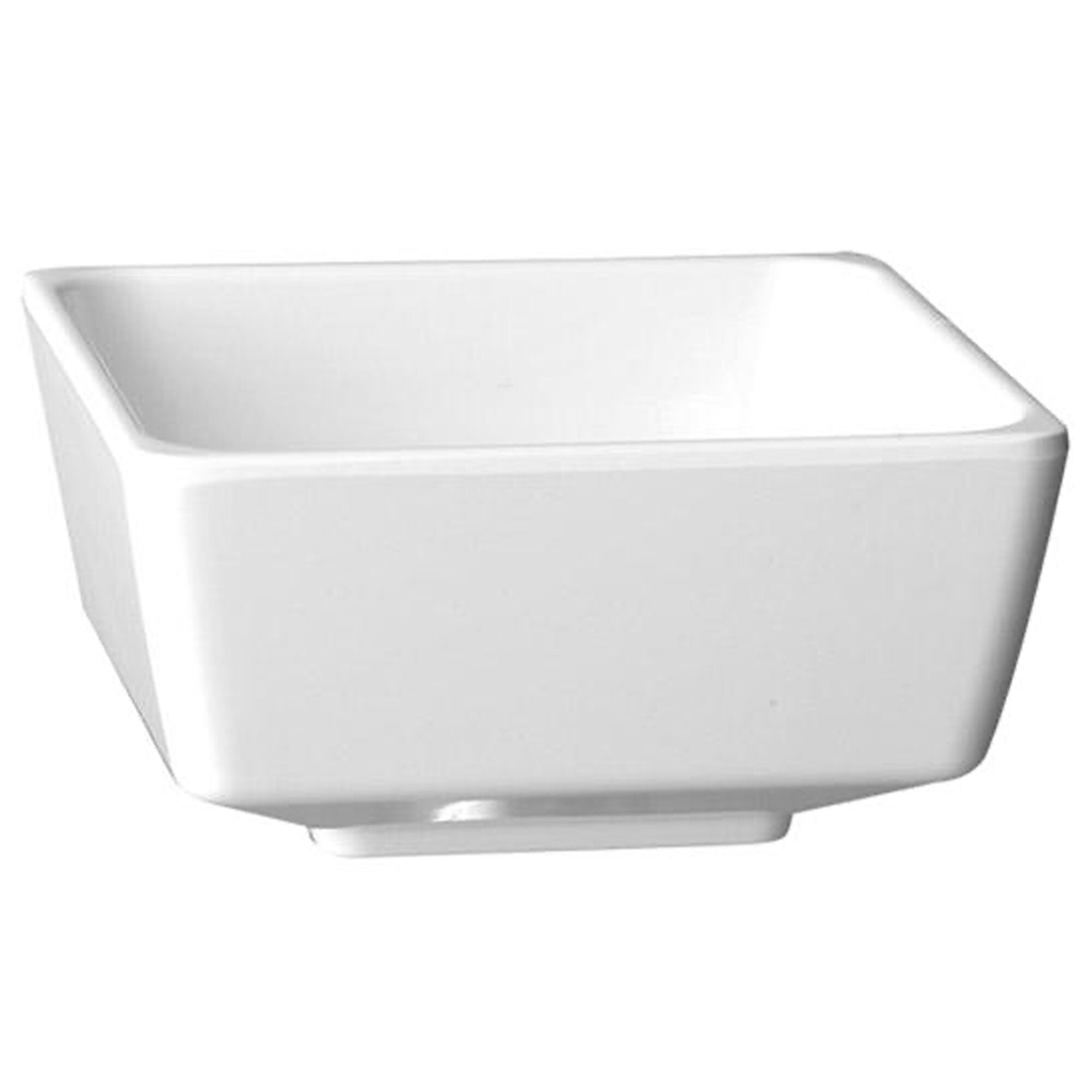 (36 pièces) Coupelles à sauce - FLOAT - Melamine - 30 ml - carré - Blanc