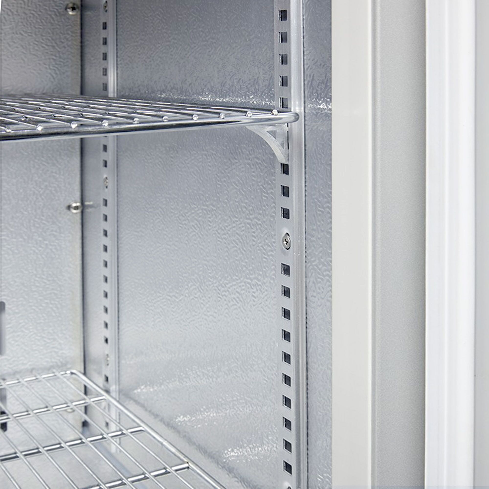 GASTRO-COOL | Barkyl – 600 mm – 128 liter – med 1 glasdörr – Silver