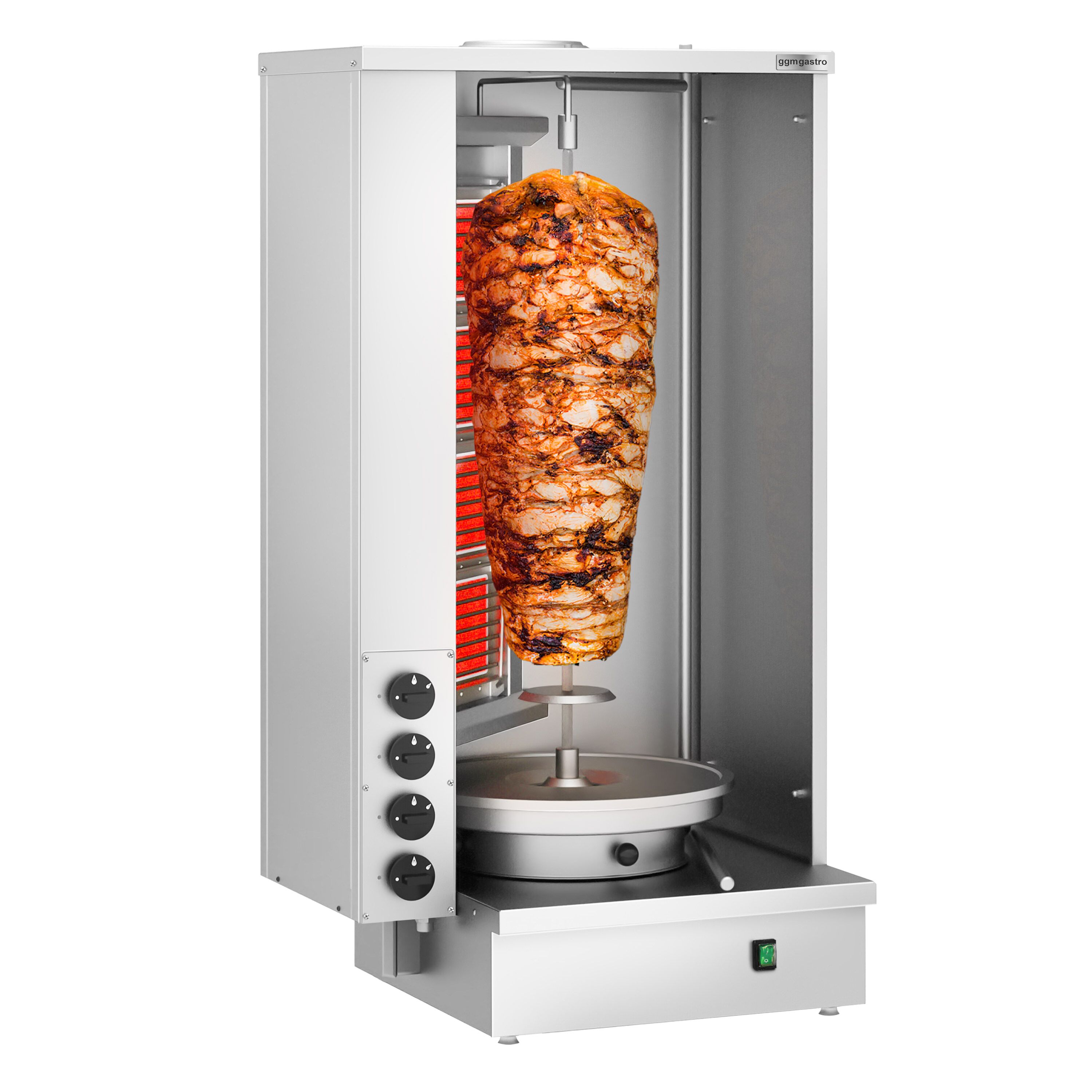 Gas Shawarma-/ Döner Grill - 4 Brenner - max. 60 kg