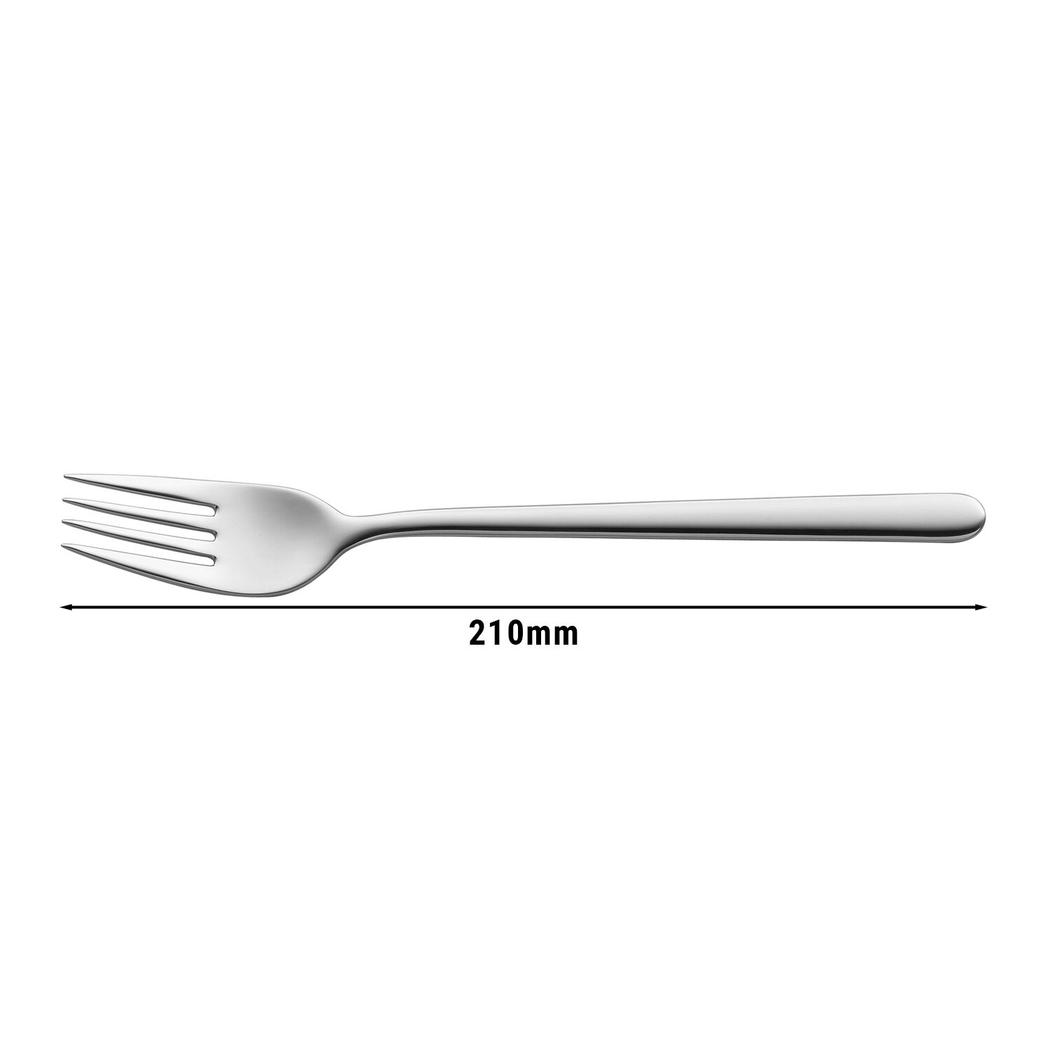 ZWILLING | Chiaro Table Fork – 18/10 Stainless Steel - Matte - Tapered Tines - Dishwasher Safe