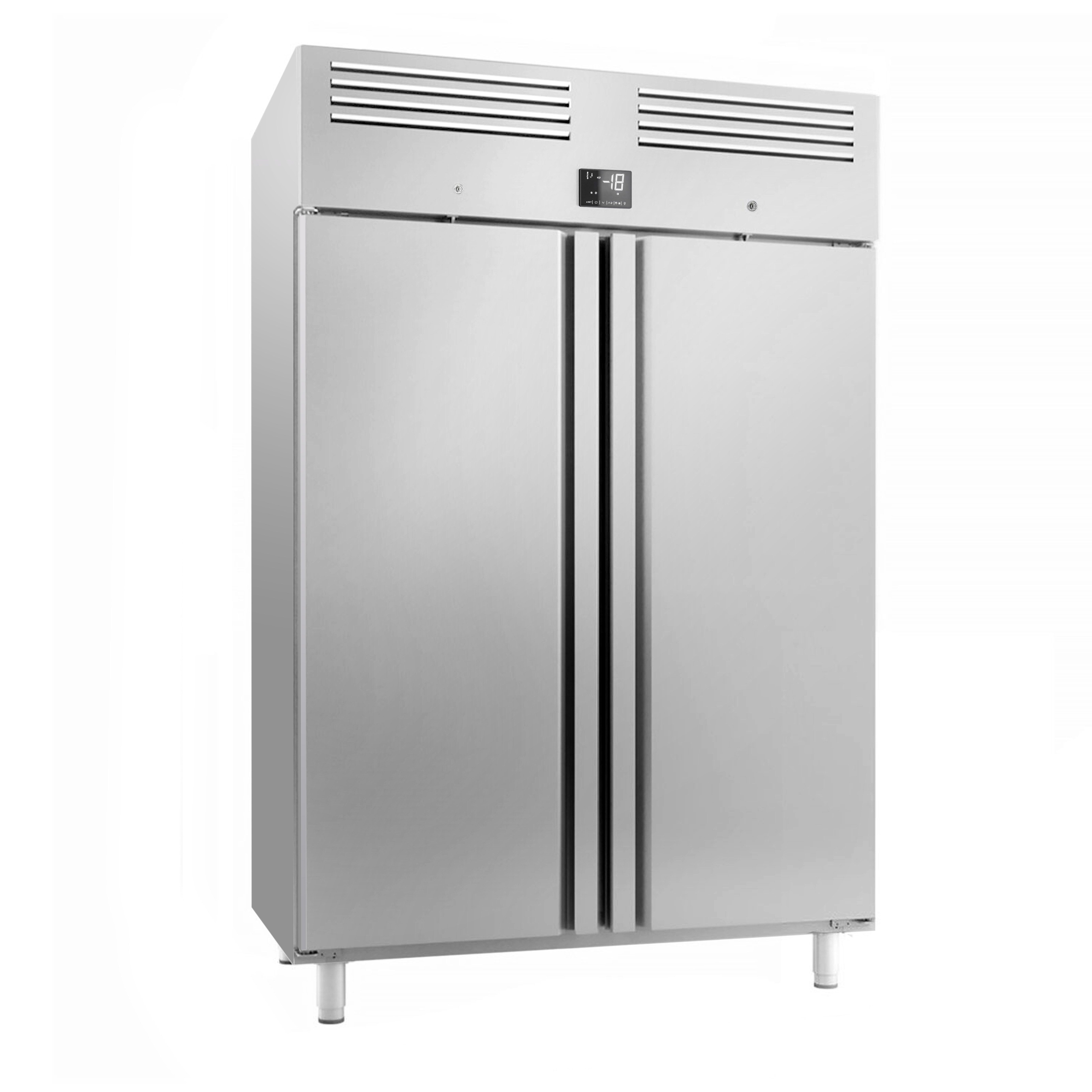 Armoire réfrigérée négative en acier inoxydable PREMIUM PLUS – GN 2/1 – 1240 litres – avec 2 portes