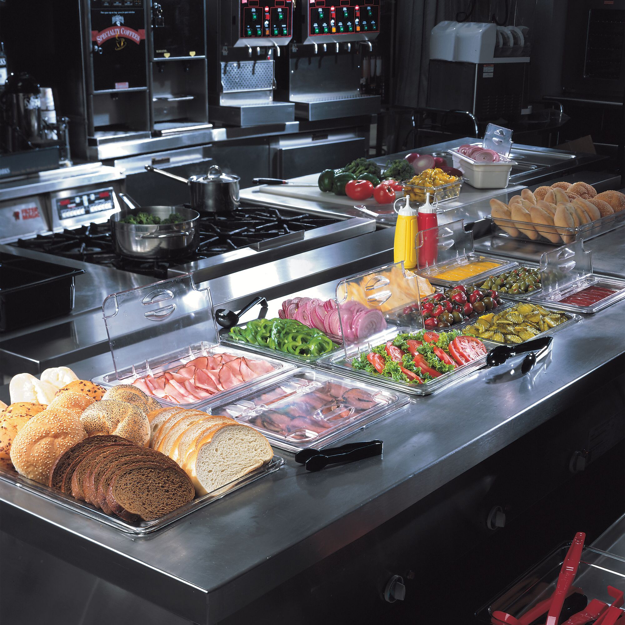 (6 pieces) CAMBRO | Commercial Camview® Gastronorm Container - 1/2 - Clear – 65 mm - BPA-free