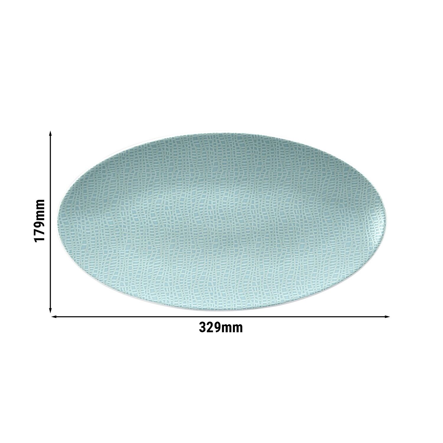 (2 pièces) SELTMANN WEIDEN | Plat de service - 330x180 mm - Turquoise         