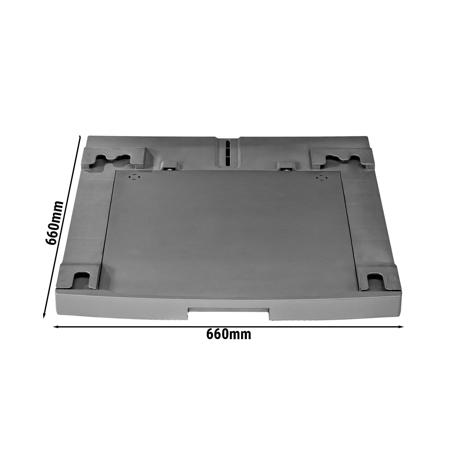 ELECTROLUX | Washer Dryer Stacking Kit – myPRO - Pull-Out Shelf - Stainless Steel - 660x660x90 mm