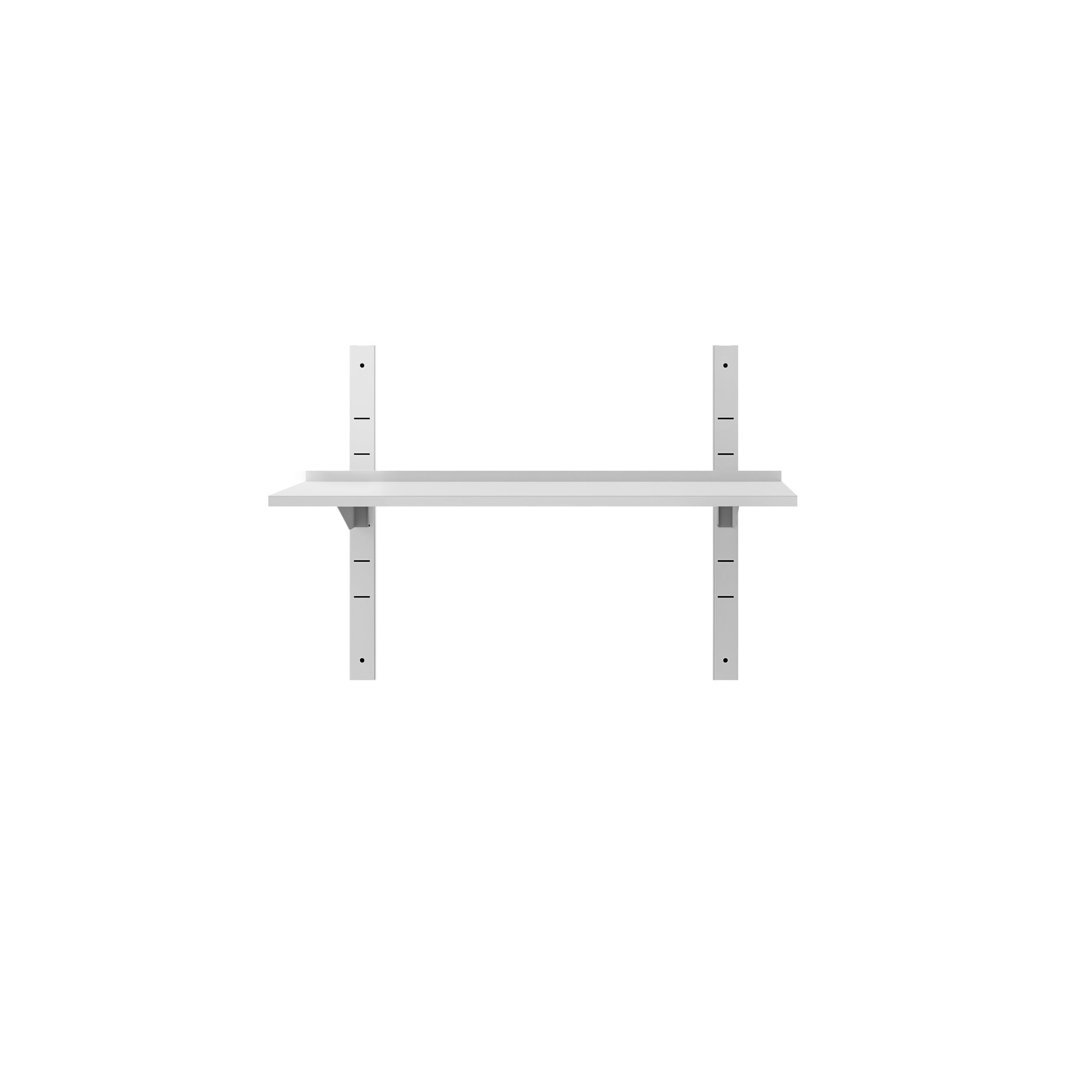 Étagère murale ECO en inox - 1200 × 400 mm - avec 1 étage