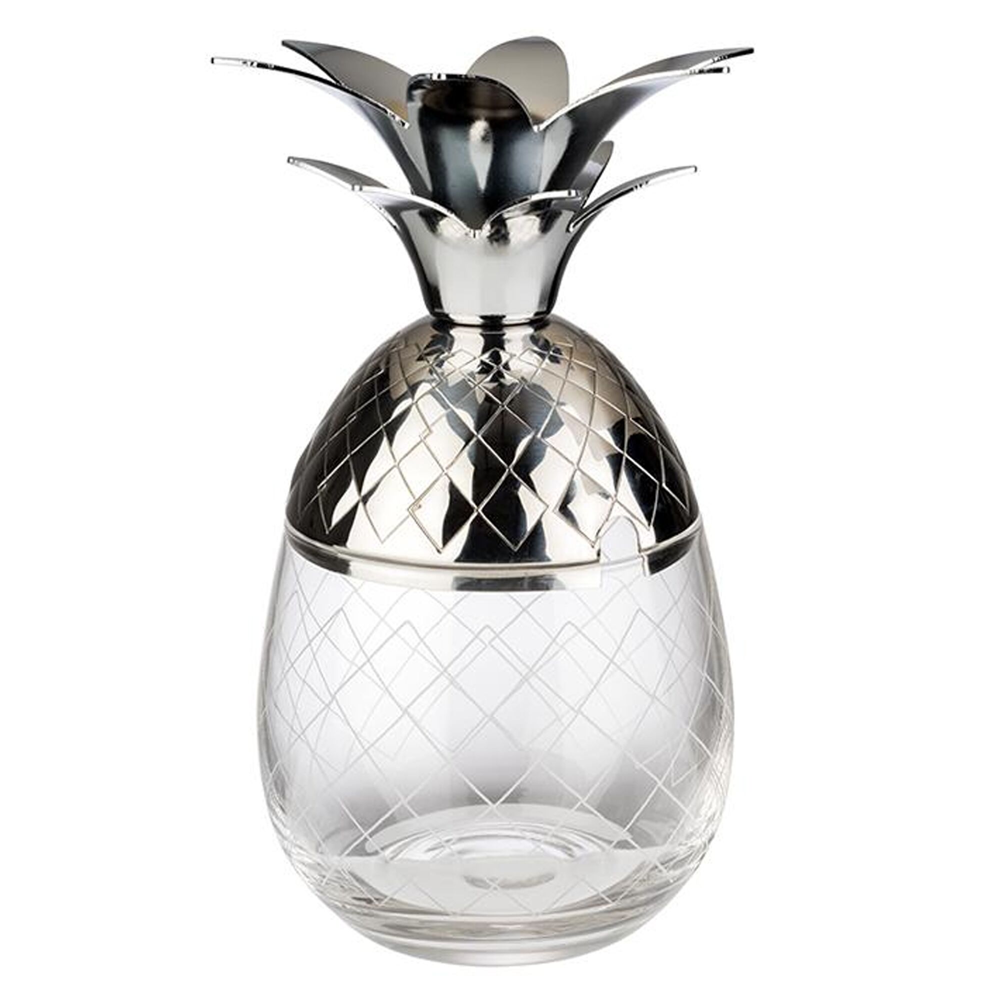 (6 pcs) Gobelet - PINEAPPLE - 350ml - Transparent
