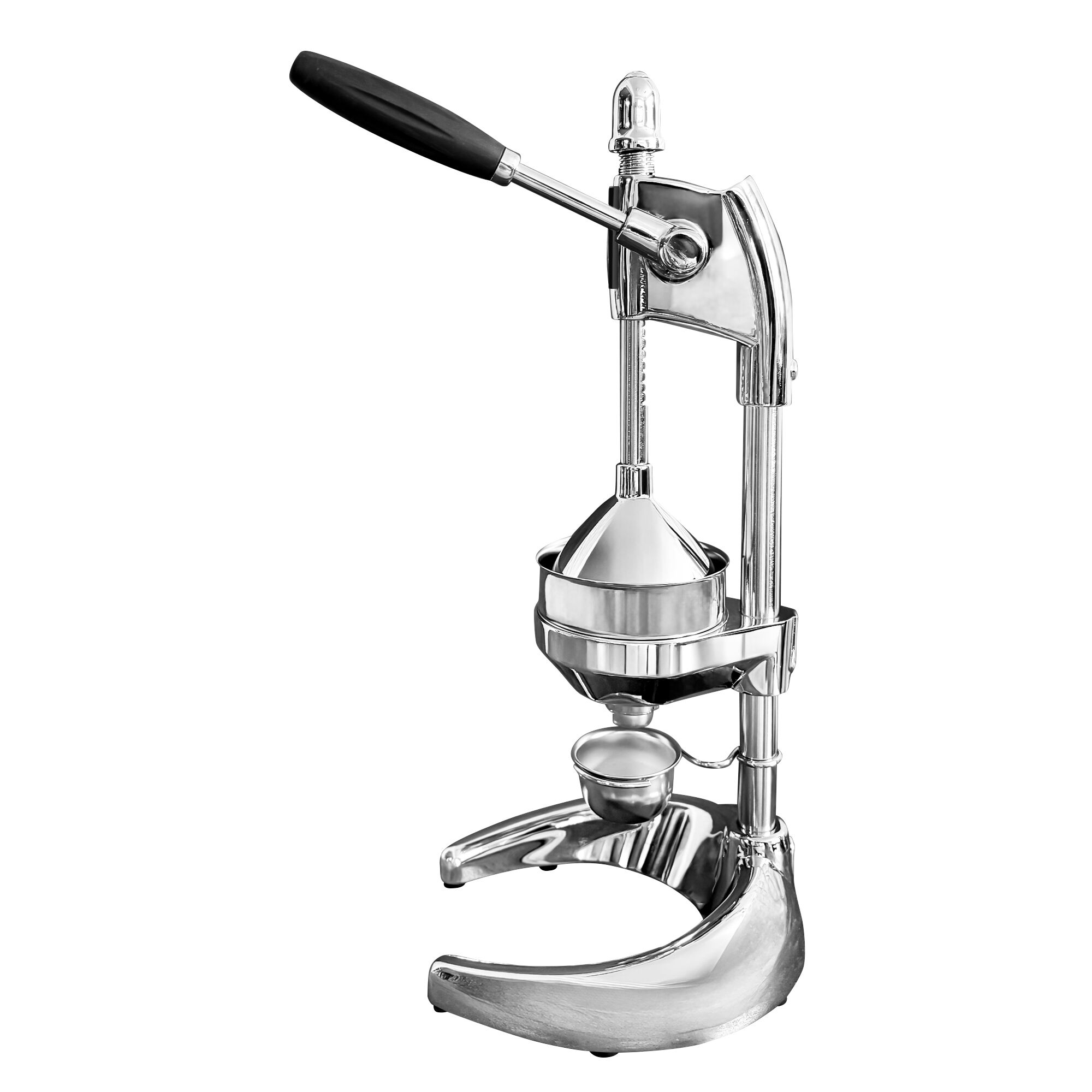 Presse-agrumes Manuelle - Design Lune - Chrome