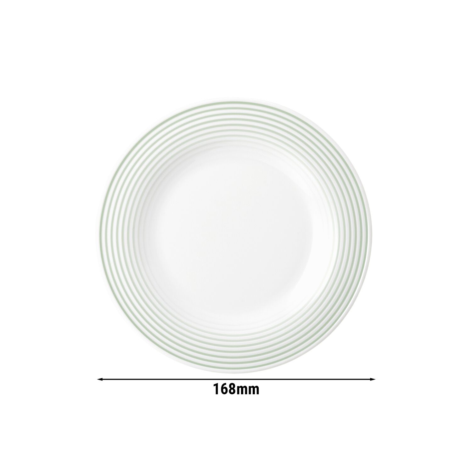 (6 pièces) SELTMANN WEIDEN | Assiettes plates - Ø 170 mm - Vert sauge         