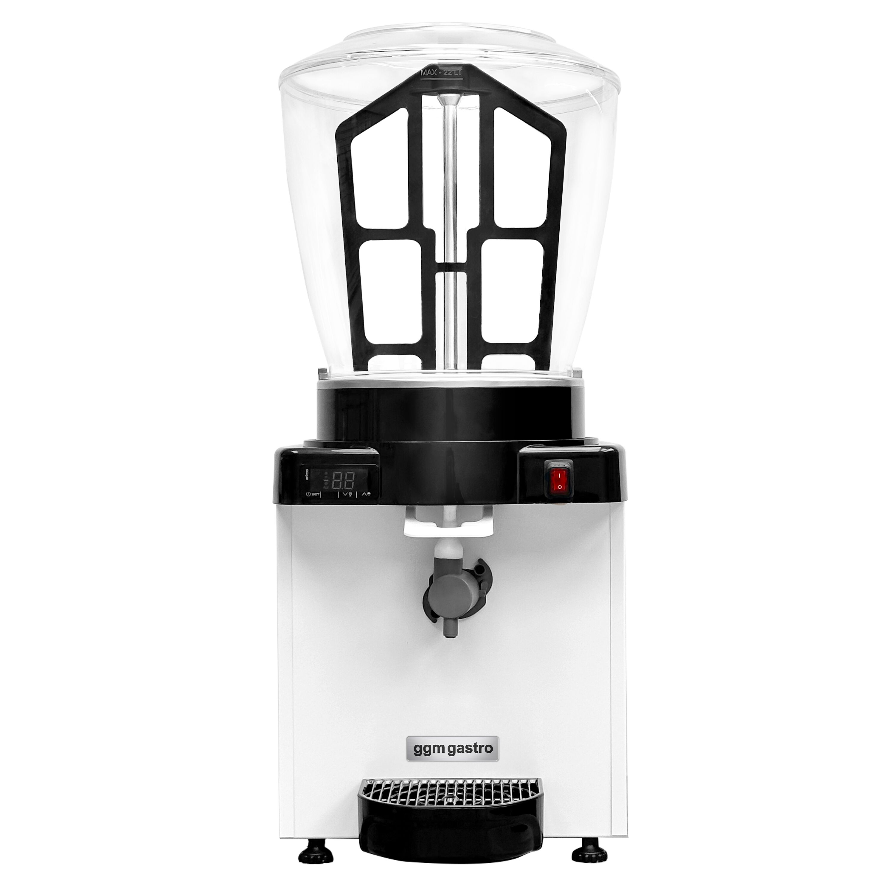 Distributeur d’ayran - 22 L - 500W - pour ayran moussant - Blanc