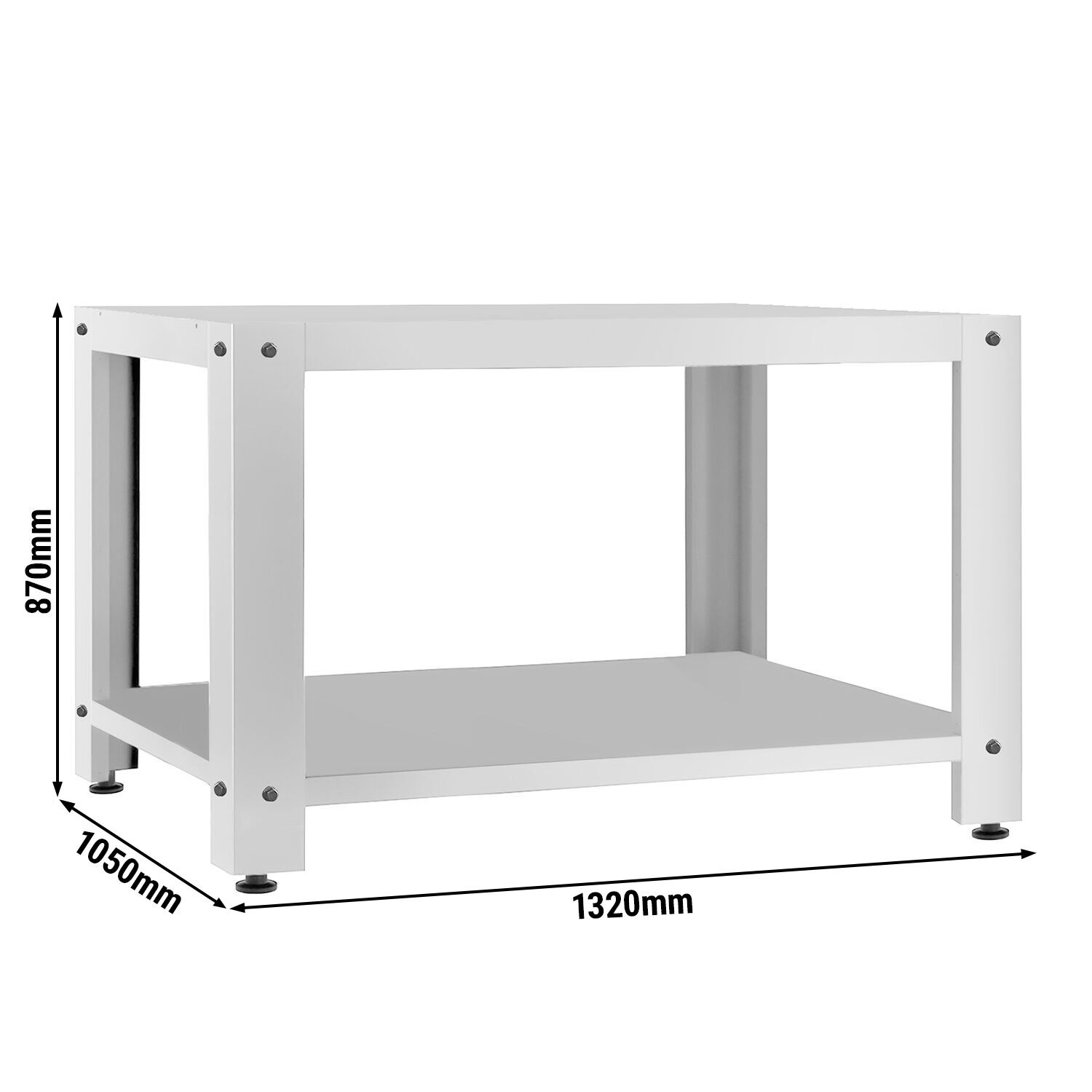 Base Frame for Pizza Oven - 1335x1065x870mm - Stainless Steel - for POE930TN & POE9930TN