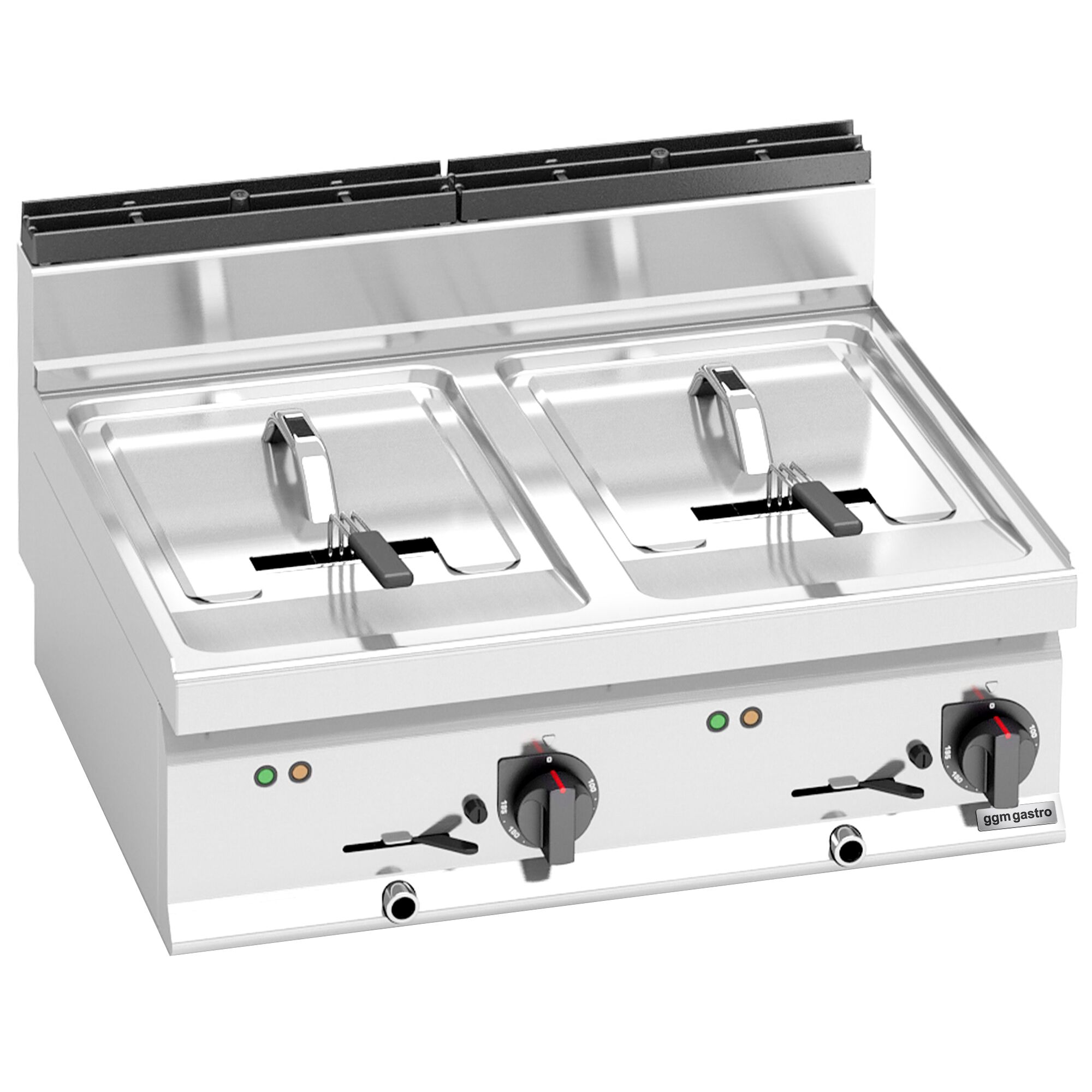 Friteuse électrique double – 10+10 litres – 12 kW