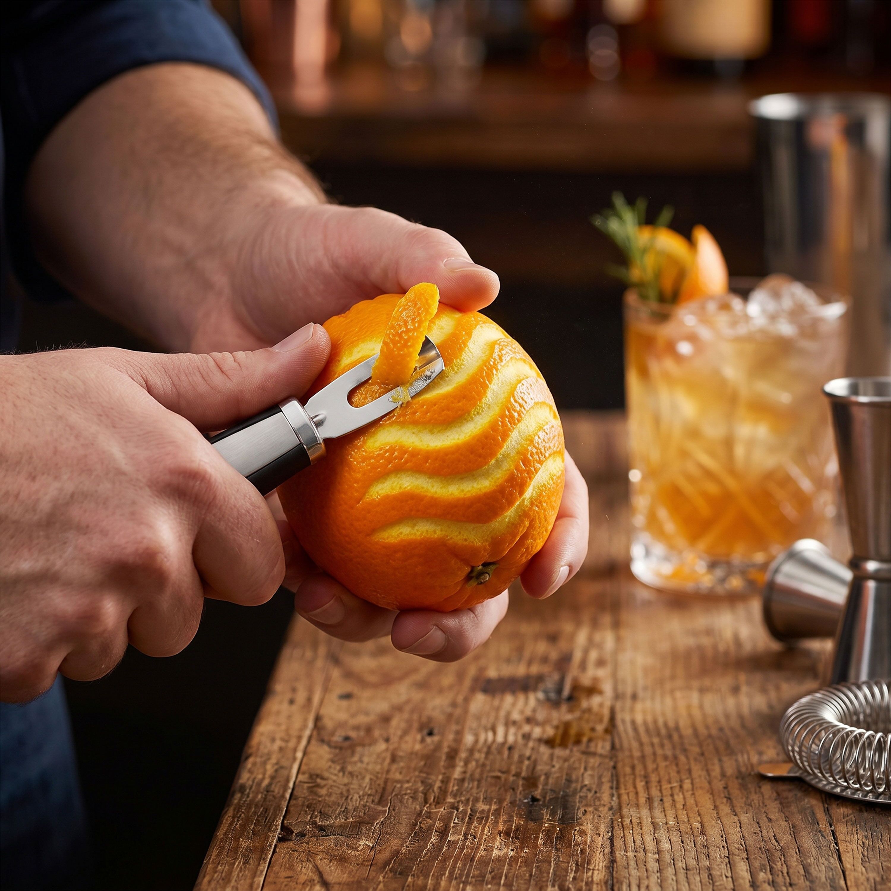 Channel Knife – For Fruit & Vegetable Garnishing – Stainless Steel