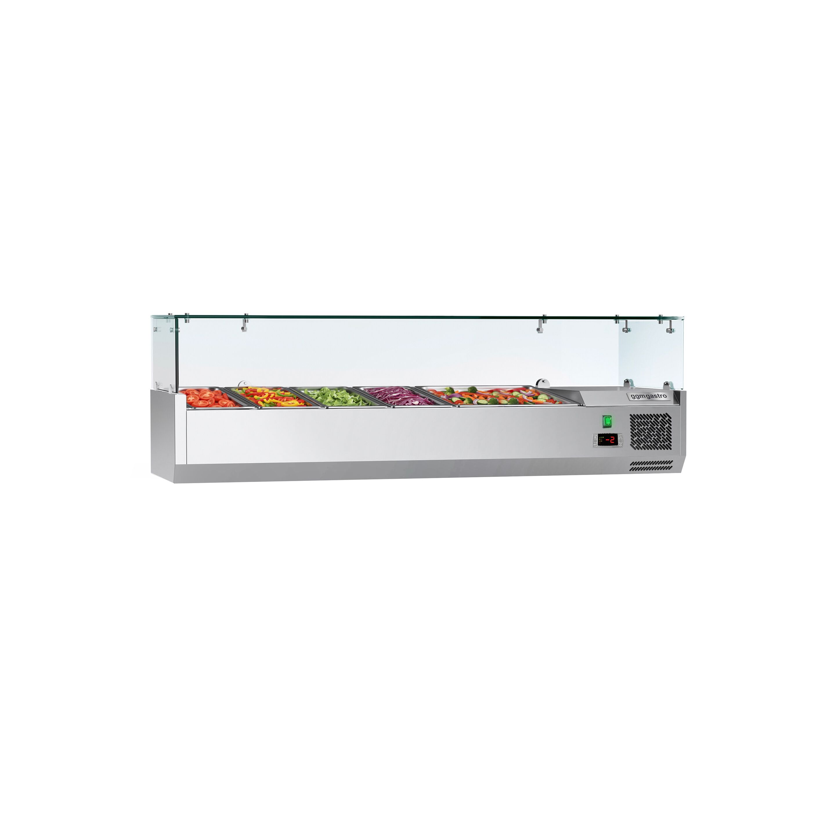Vitrine Réfrigérée à Ingrédients ECO - 1400x395mm - 6x GN 1/3