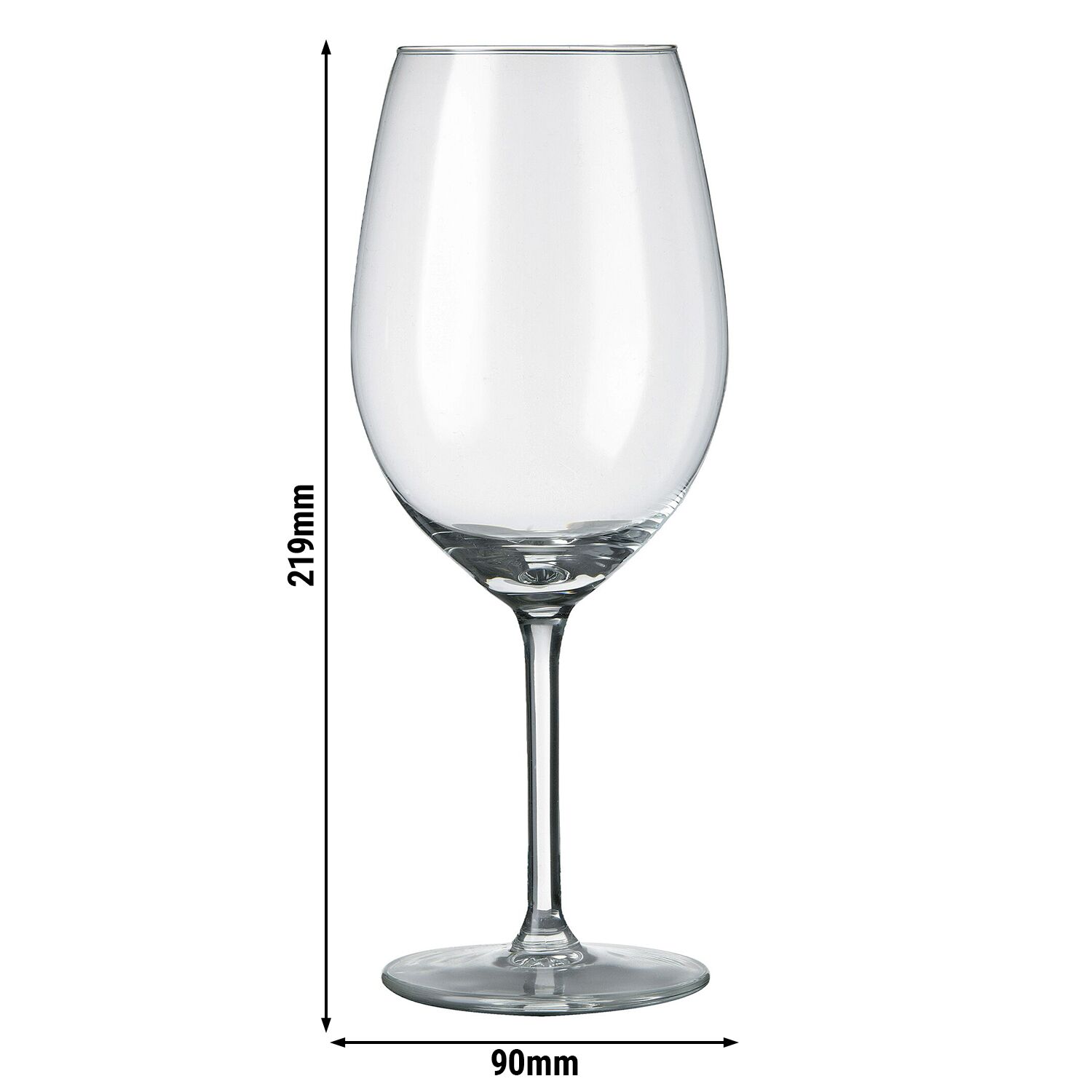 (6 pcs) Wine glass - ESPRIT - 530 ml - Clear