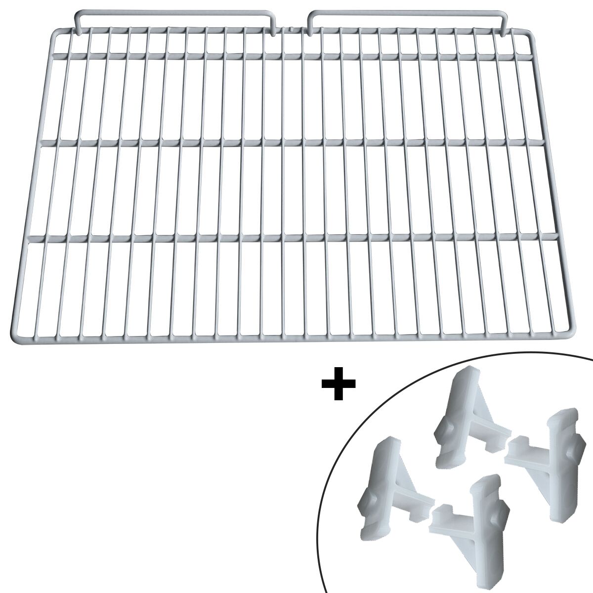 Plastic-Coated Support Grid - 670x530mm - incl. 4 Brackets - compatible with KSS600GN & KSS600SRN