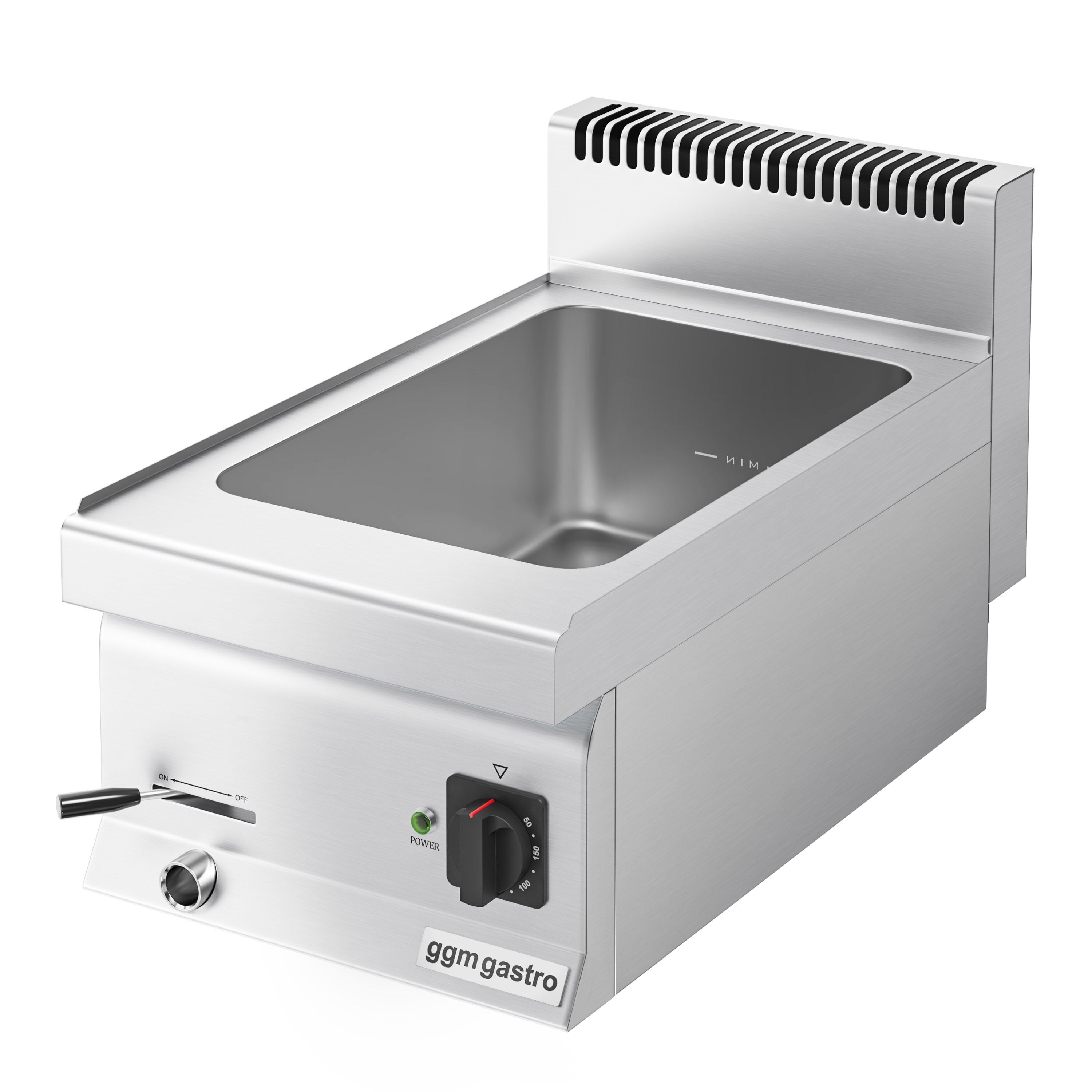 Bain-marie électrique – 1,2 kW – 1 × GN 1/1 ou 2 × GN 1/2