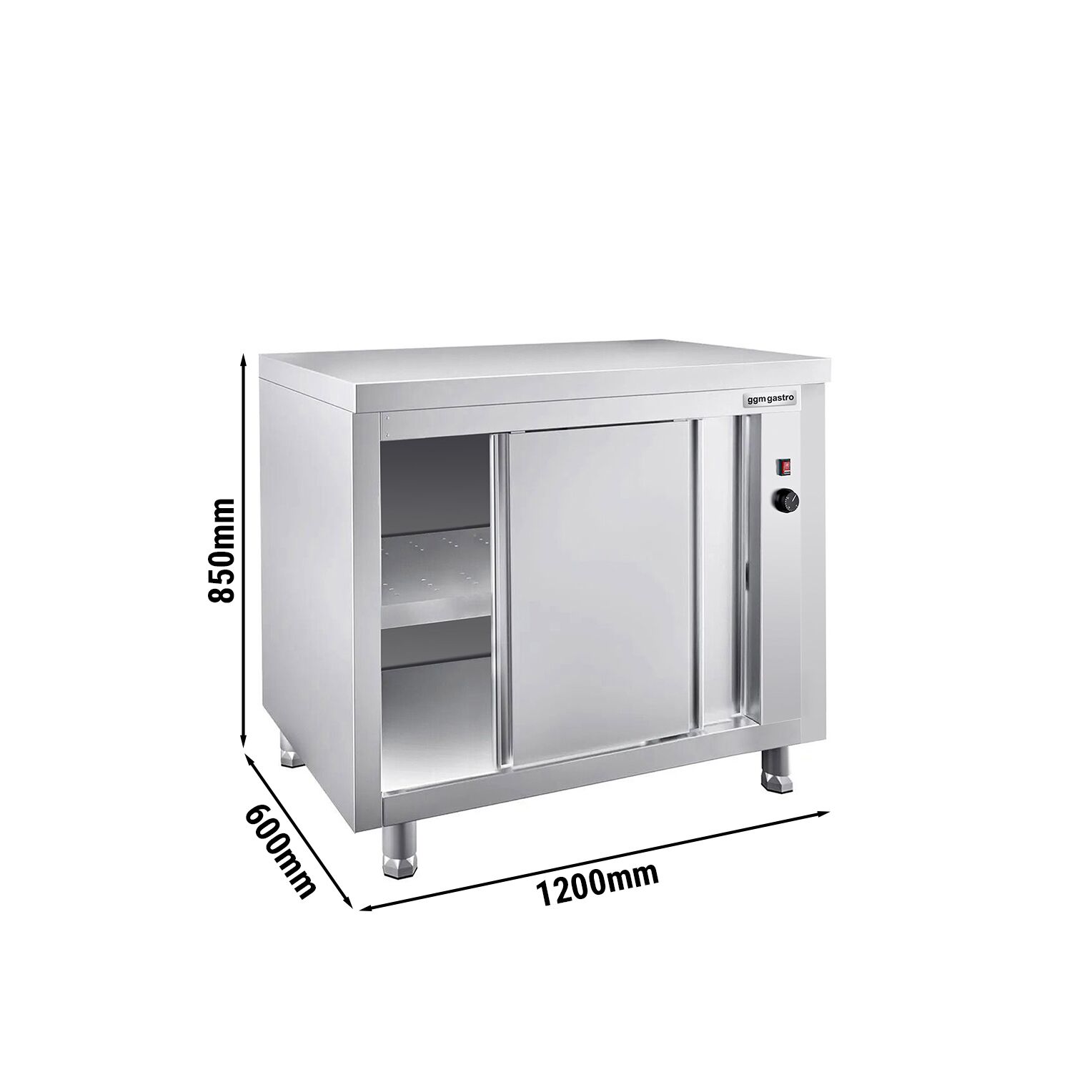 Szafka grzewcza PREMIUM - 1200x600mm