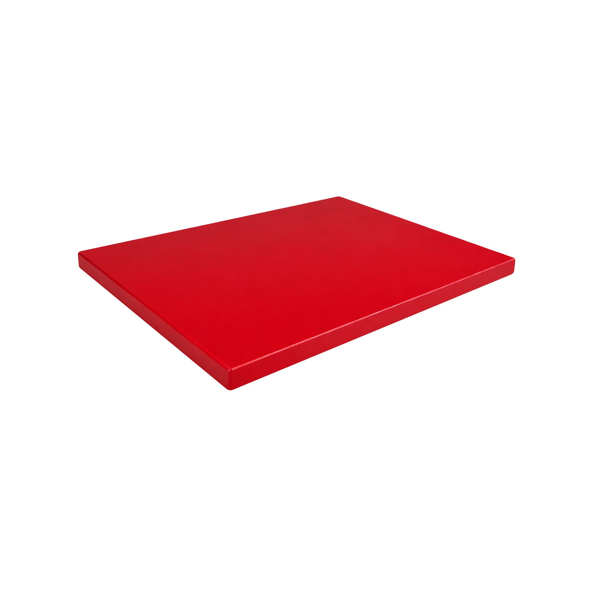 Planche à découper - 250x400mm - Épaisseur: 20mm - Conforme HACCP - Polyéthylène - Rouge