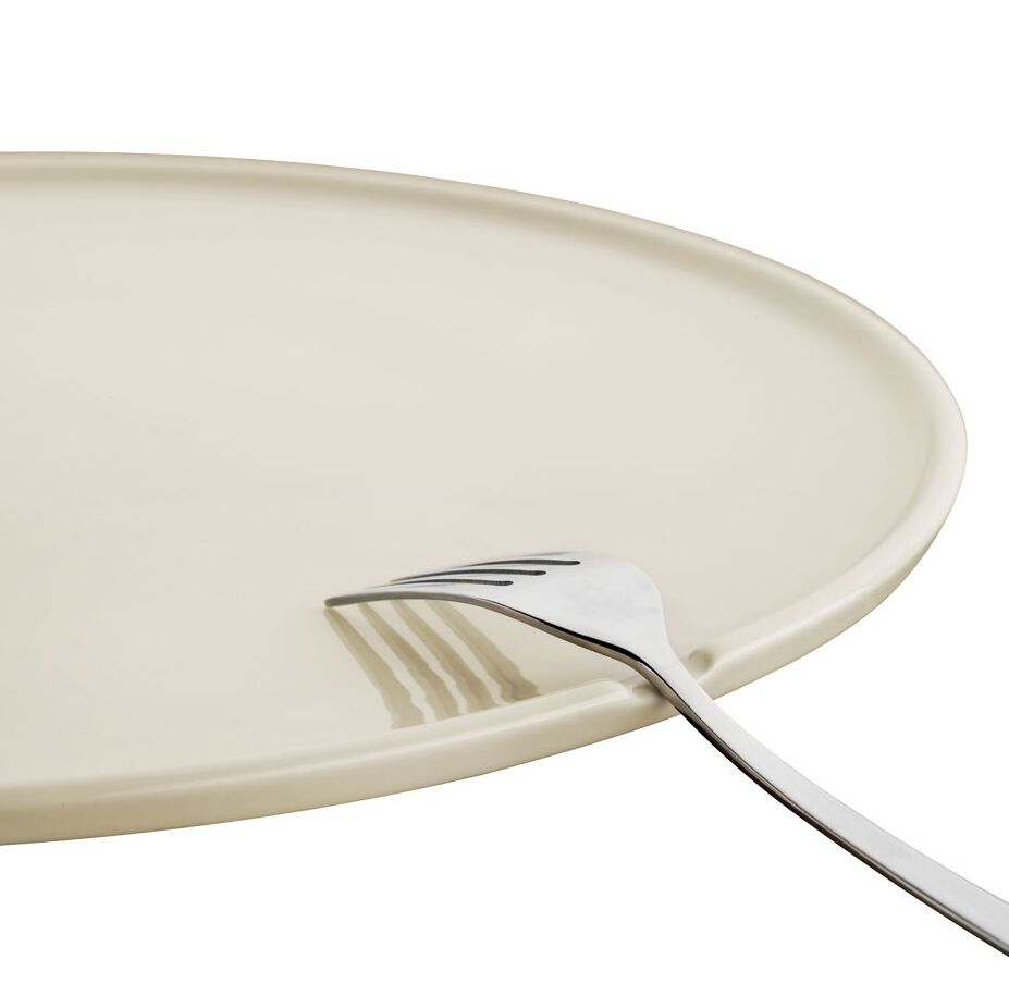 (12 pièces) CHEF TASTE OF - Assiettes / Plateaux - plat - Ø 320 mm - Crème