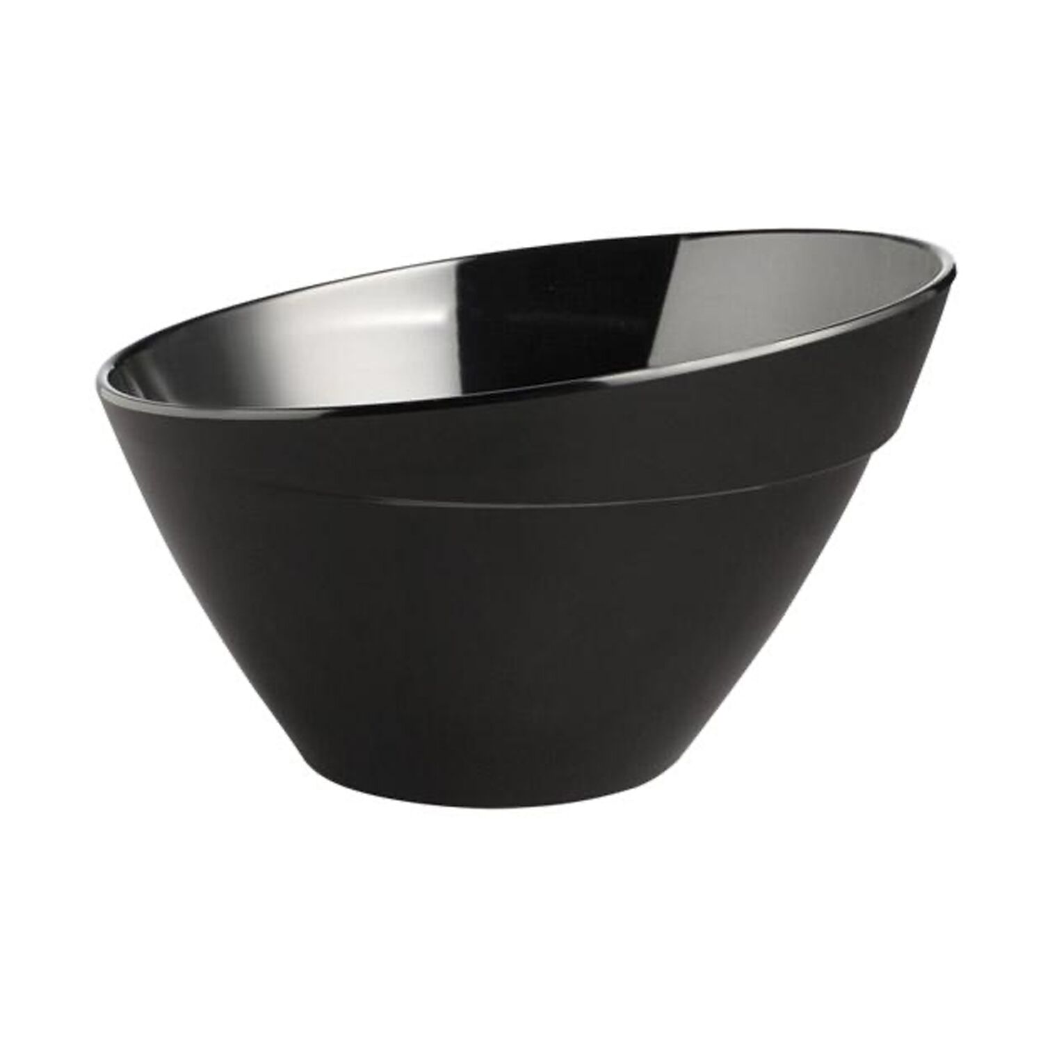 (6 pcs) Coupe - BALANCE - Mélamine - 1,5L - carré - 210x210mm - Profondeur : 130mm - Noir - lot de 6