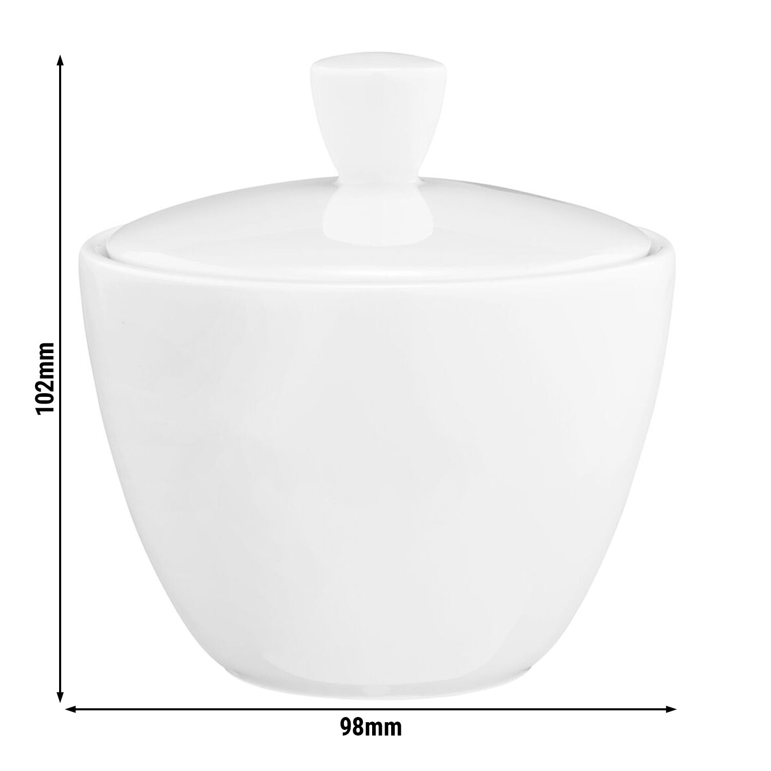 (1 pièce) SELTMANN WEIDEN | Sucrier - 0,26 litre - Blanc         