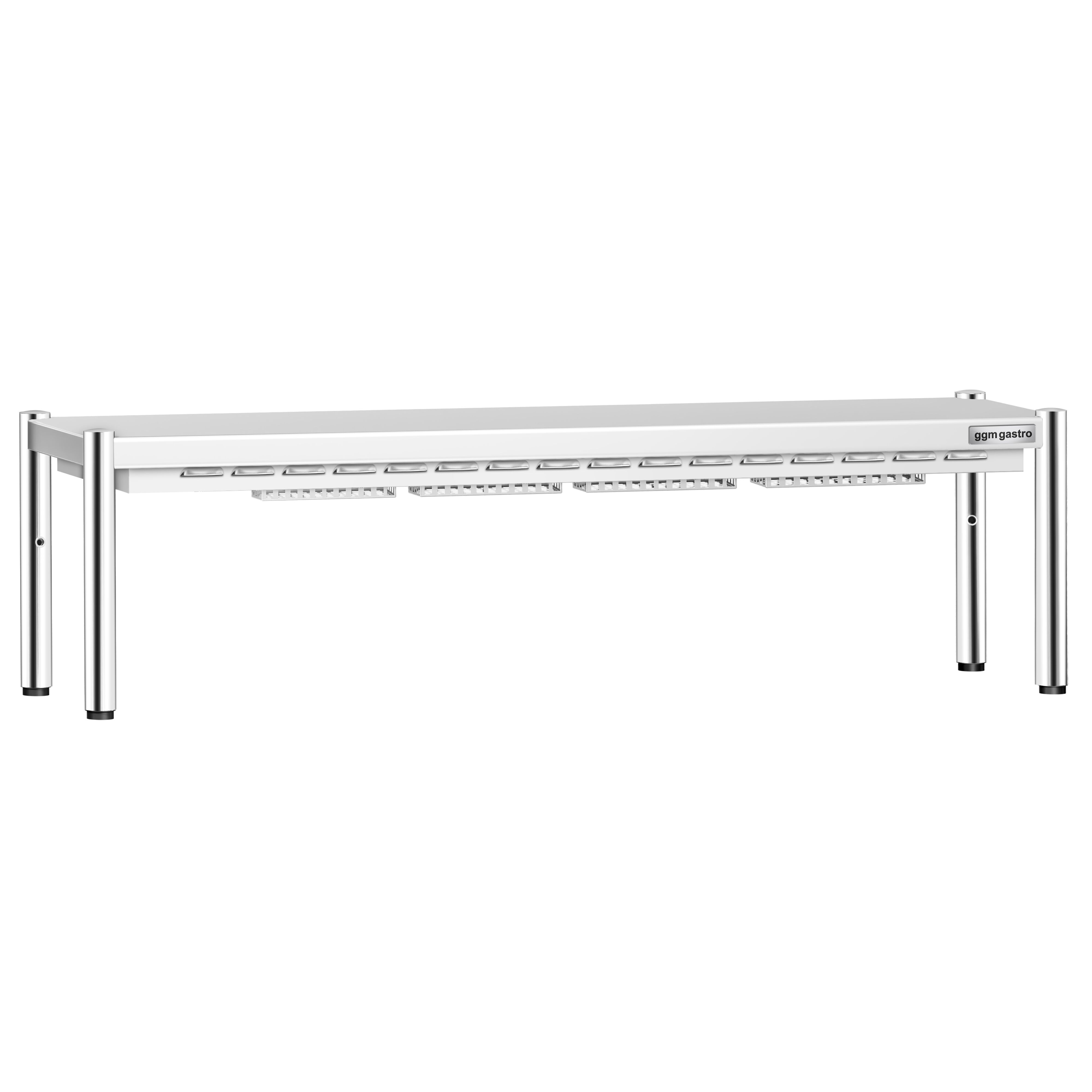 Pont chauffant PREMIUM infrarouge - 1800x370mm - 1,4kW - 1 étage chauffant - réglable en hauteur
