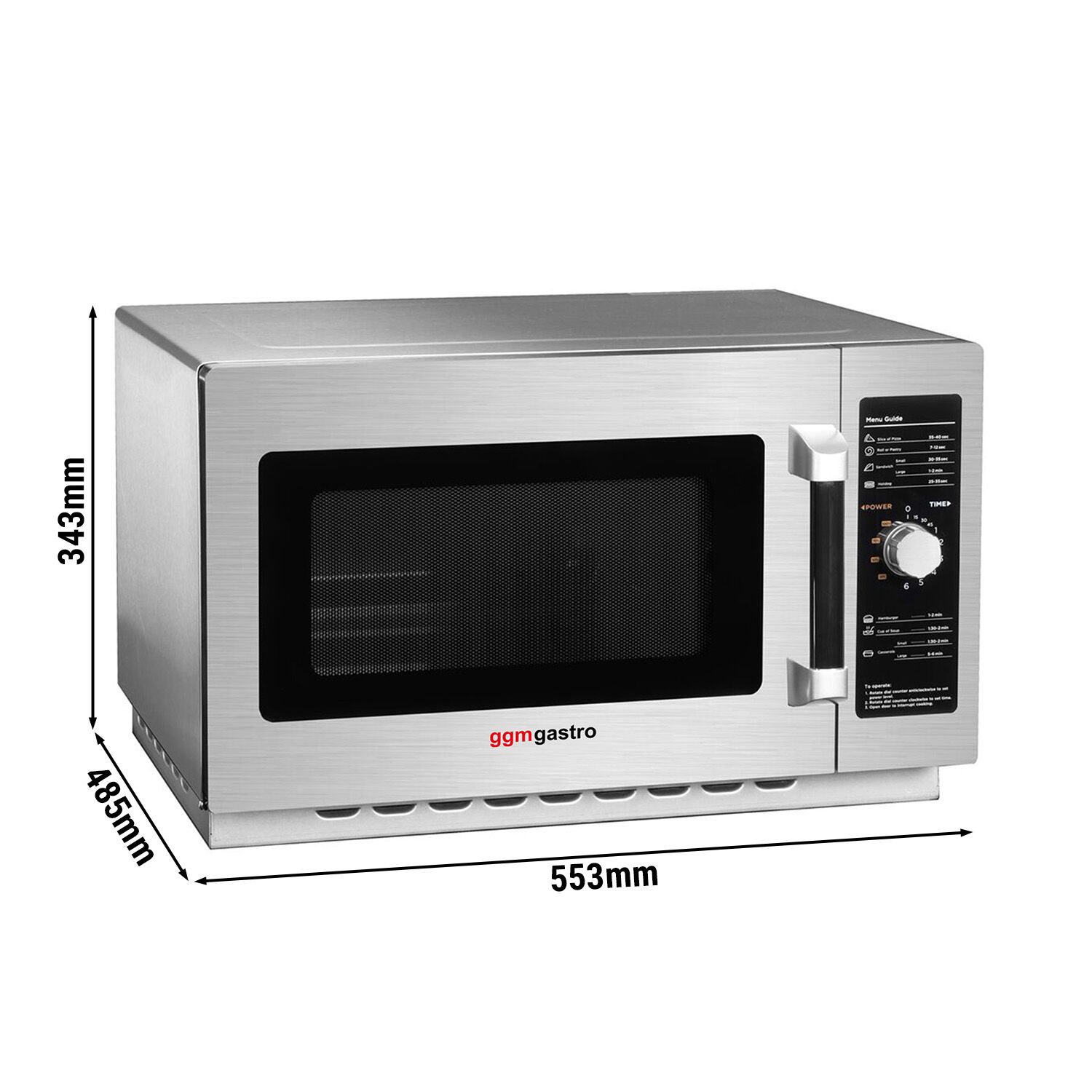 Micro-ondes – 34 litres – 1 kW – Manuel