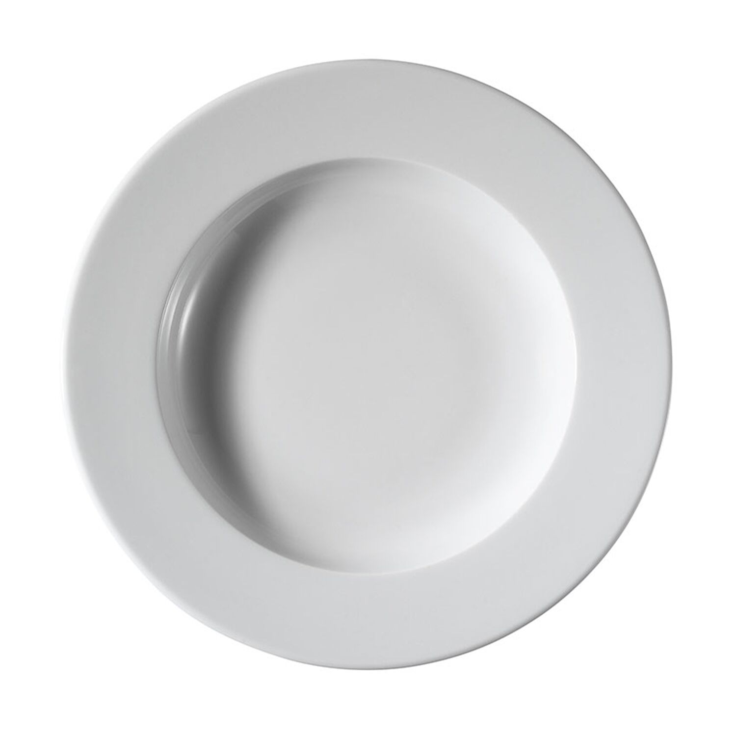 (12 pièces) PERA Blanc - Assiette - Creuse - Ø 230 mm - Blanc