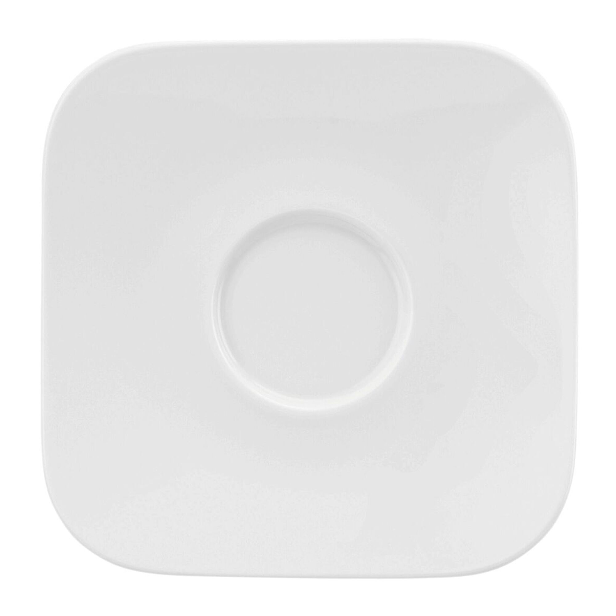 (6 pièces) SELTMANN WEIDEN | Soucoupe - grande et carrée - 160 x 160 mm - Blanc