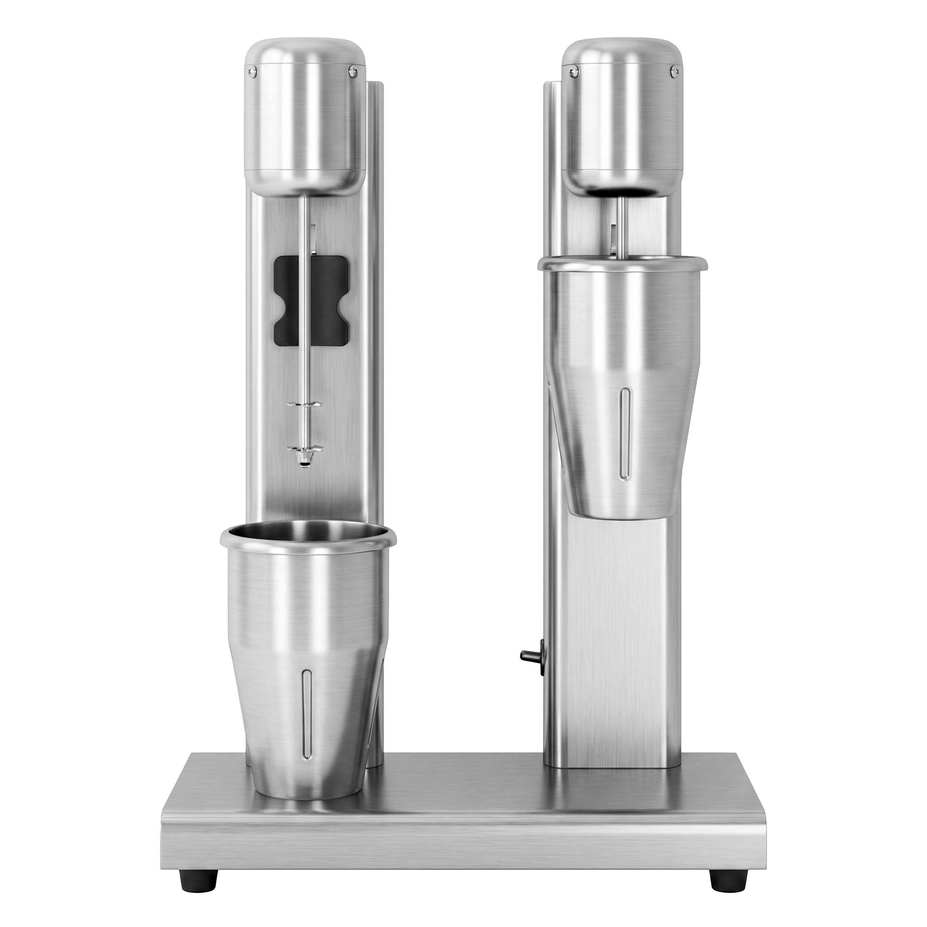 Milkshake & Drinks Mixer ECO - twin spindle - 2x 950ml - 2x 80 Watt - 2 speeds