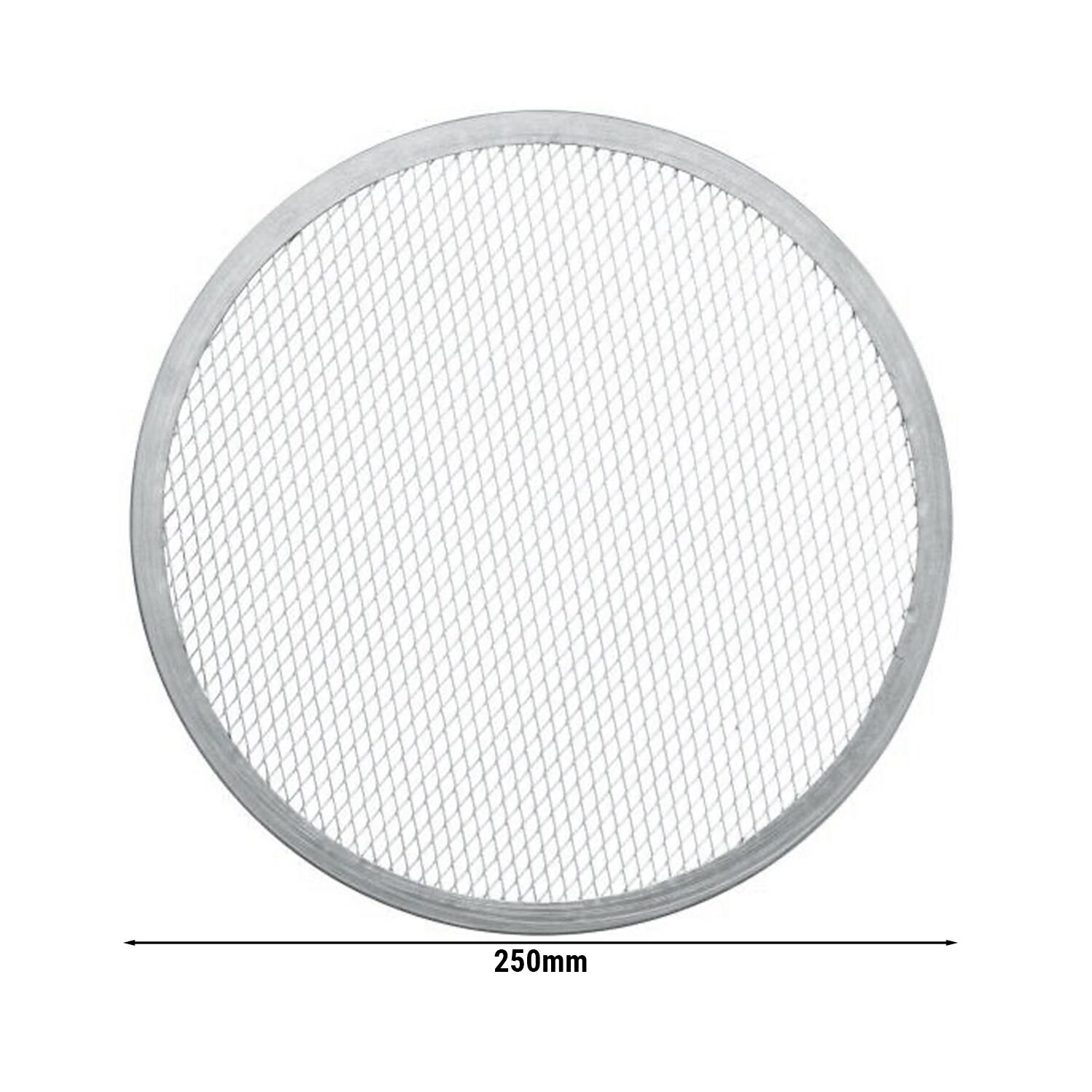 Grille à pizza – Aluminium perforé – Ø 25 cm