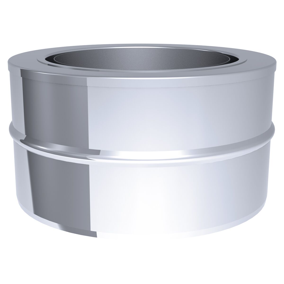 Adaptateur de conduit - en acier inoxydable - Ø 300mm