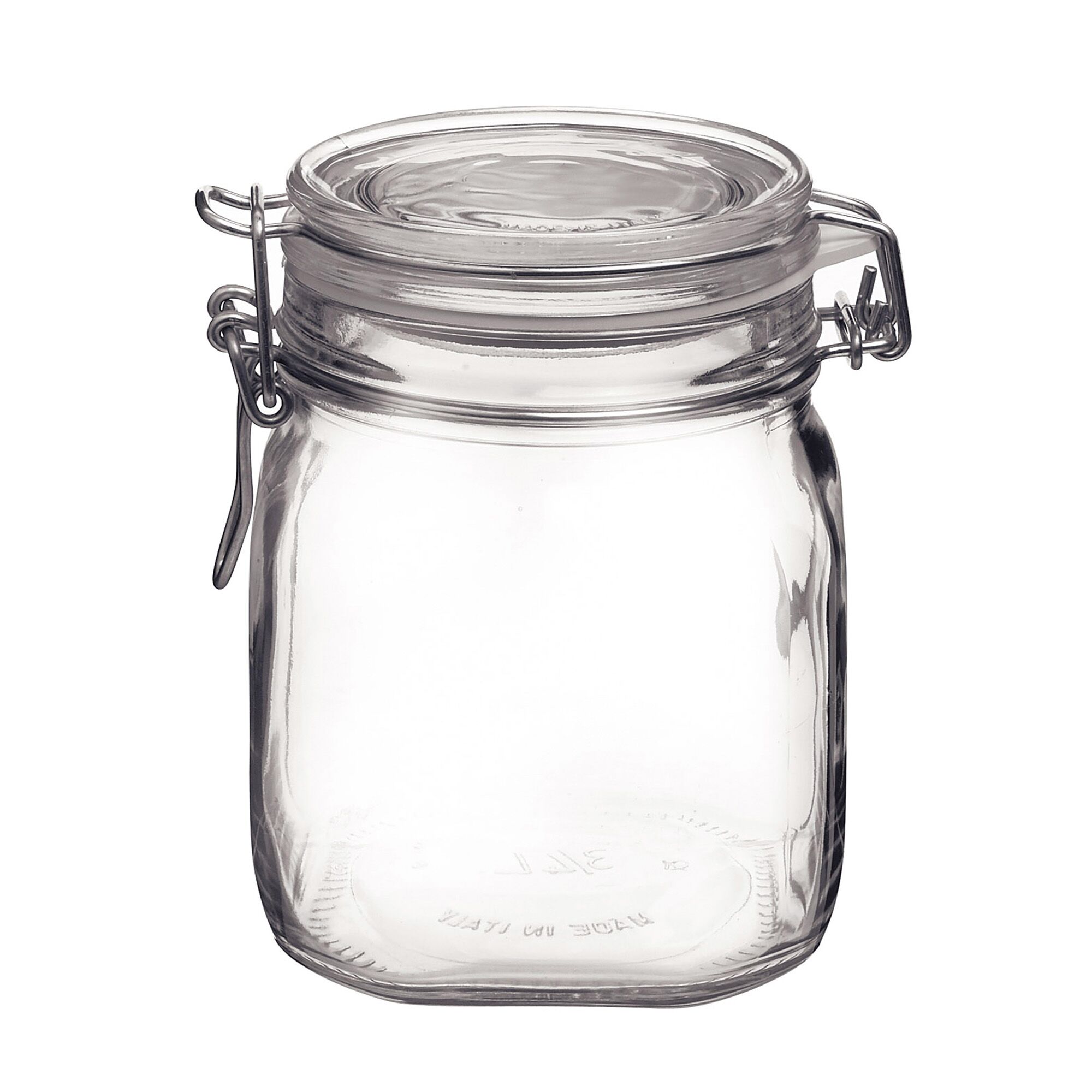 (6 pcs) Bocal hermétique Bormioli Rocco - DUBLIN - 750ml - fermeture à étrier