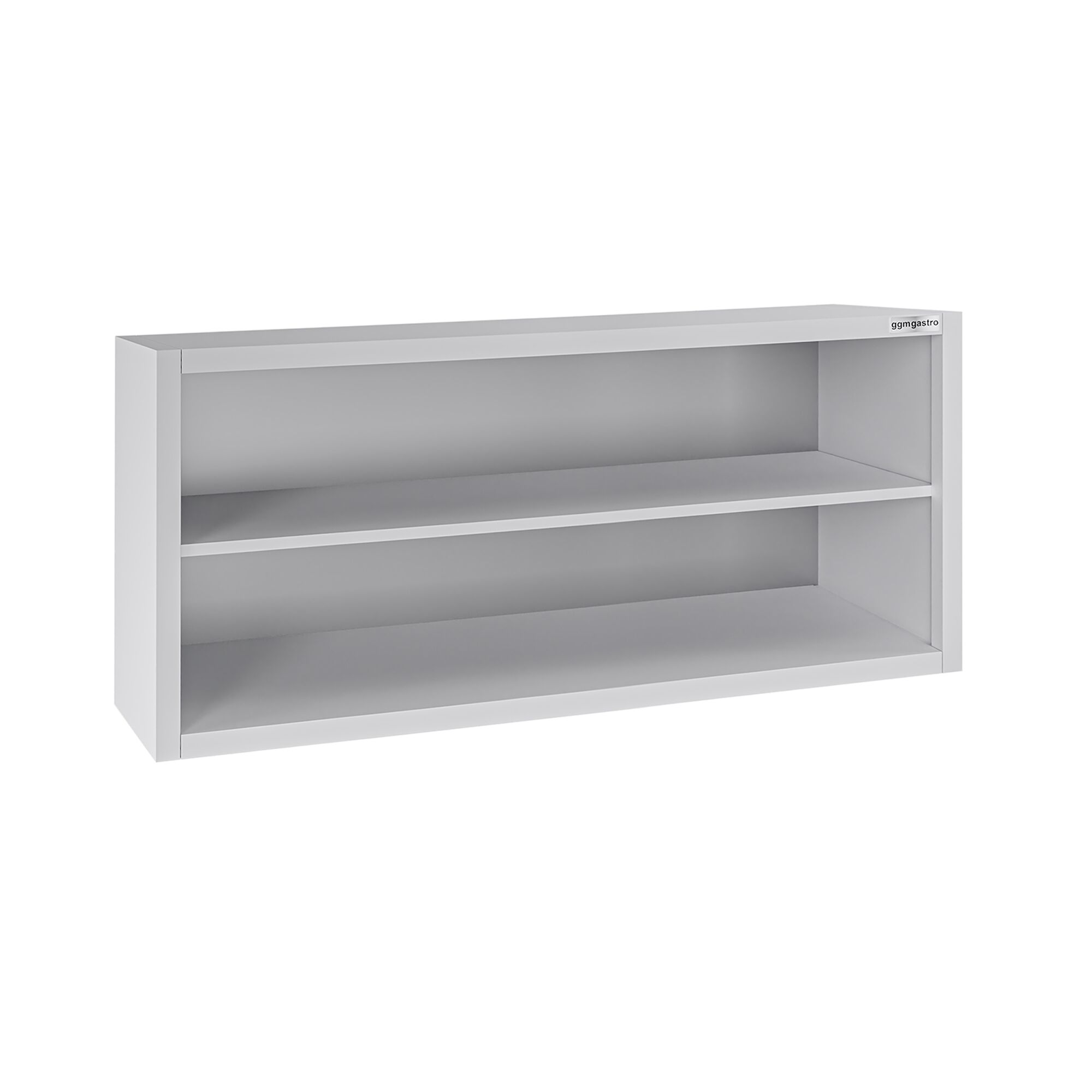 Armoire murale en acier inoxydable ECO - 1400x400mm - sans portes (ouvert) - 650mm de haut