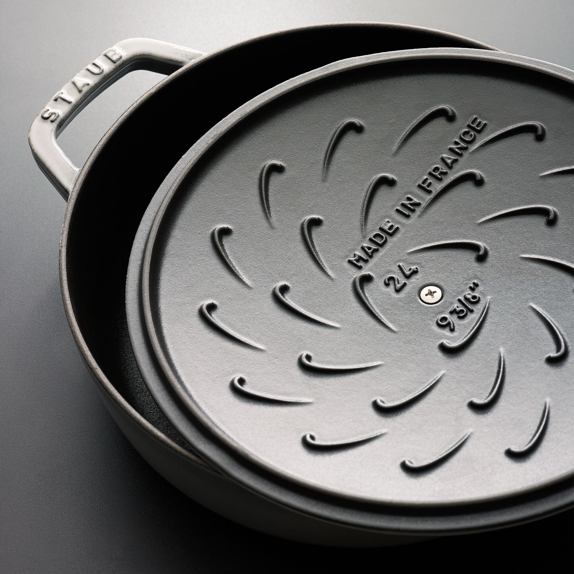 STAUB | BRAISERS - Bräter mit Chistera Drop-Structure - Ø 280mm - Gusseisen - Weisser Trüffel