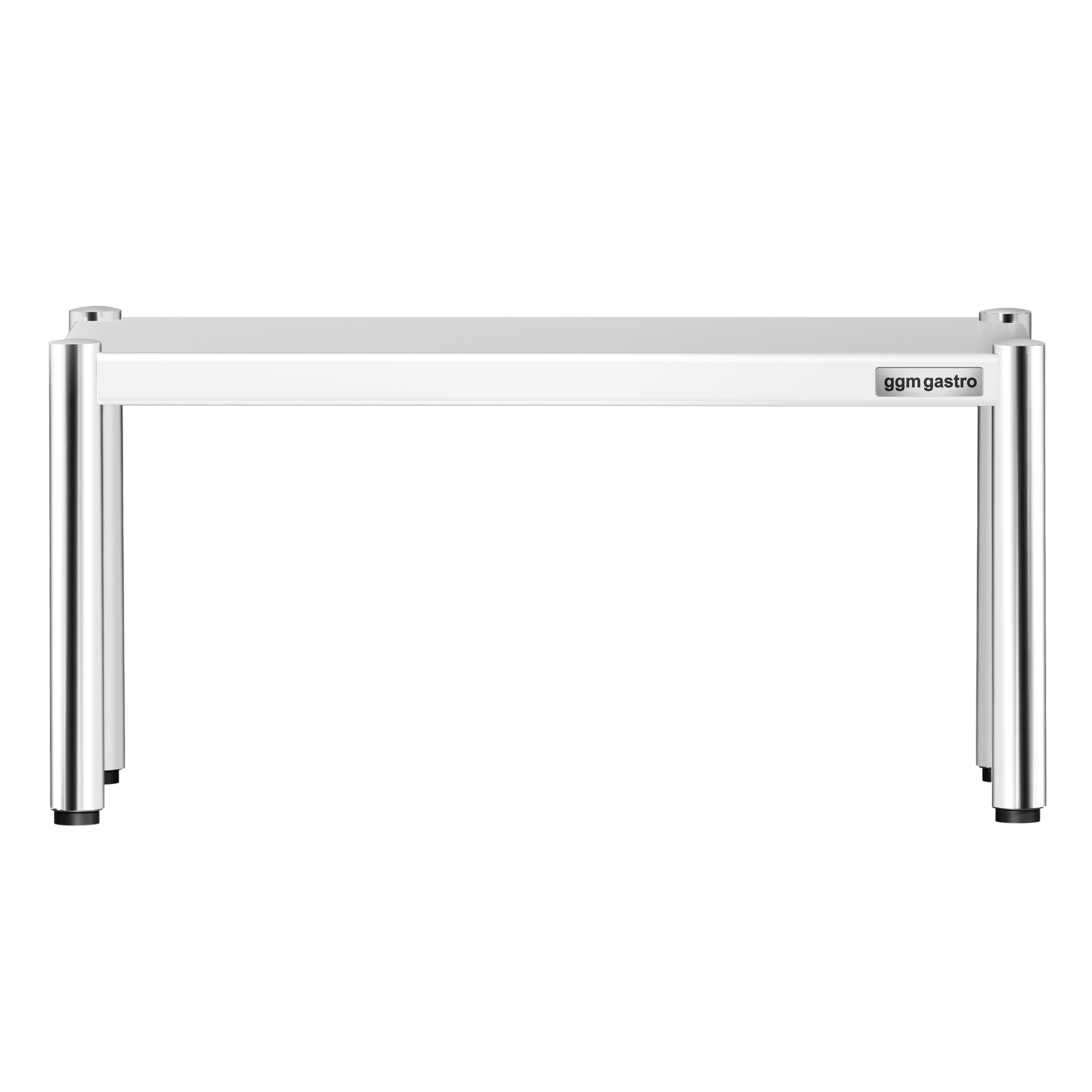 Étagère supérieure en inox – 1 niveau – 800 × 370 mm – hauteur réglable