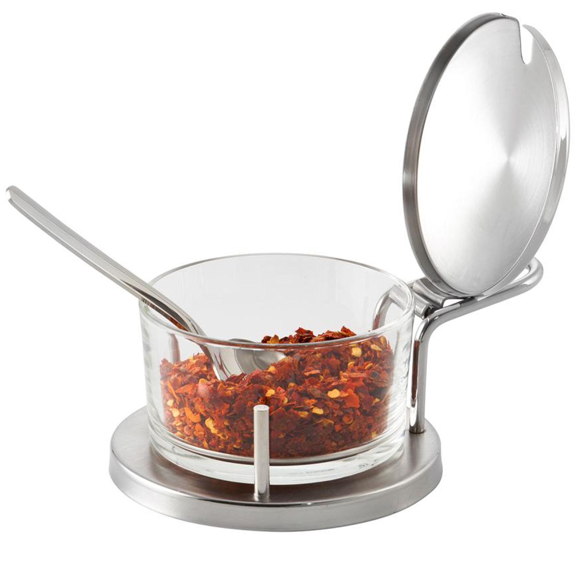 (6 pcs) Cruet - CLASSIC - incl. spoon - Mirror