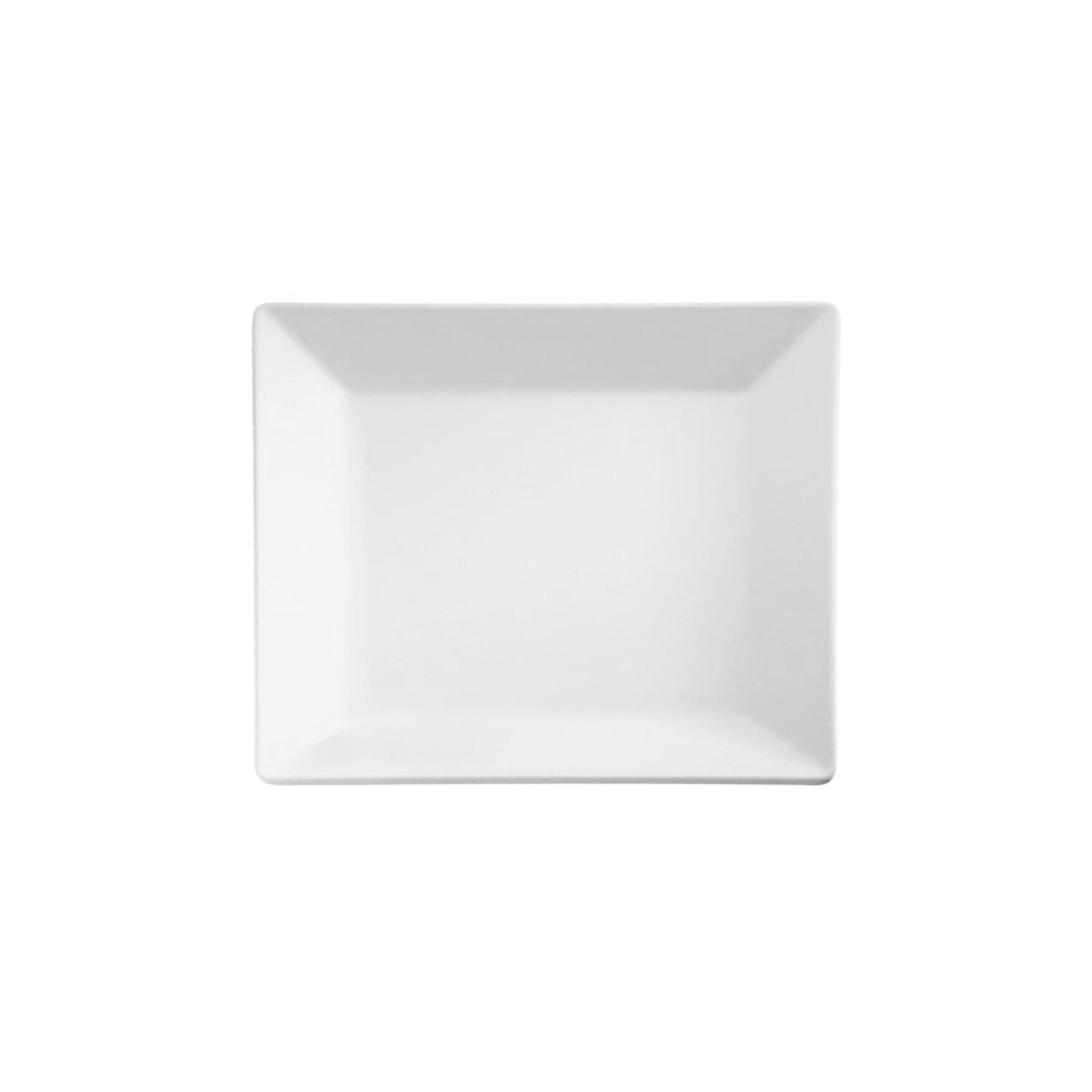 (6 pcs) Plateau de présentation - PURE - Mélamine - 185x185mm - Hauteur:25mm - Blanc