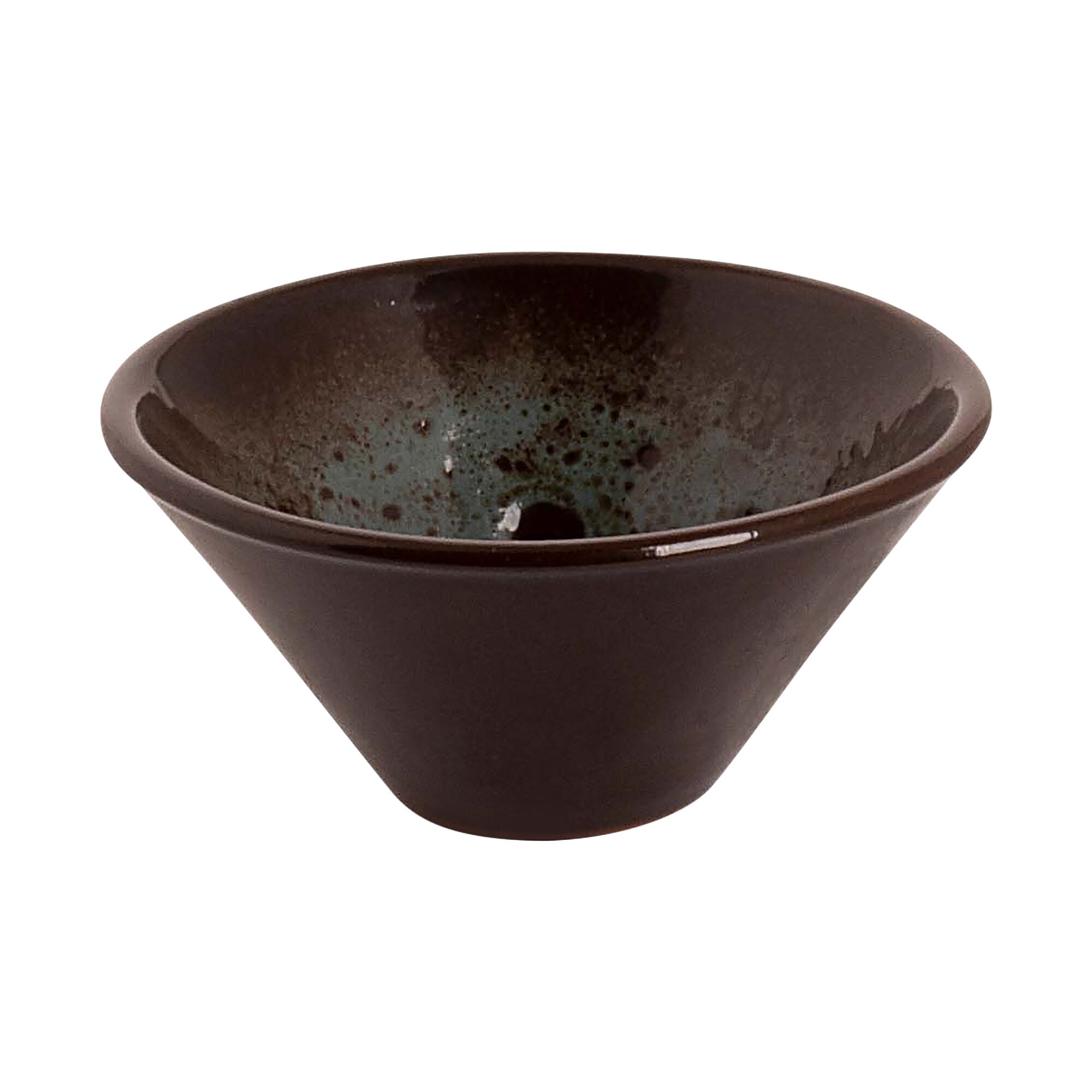 (48 pcs) Coupe - TURKEY - Grès (stoneware) - 50ml - Ø 80mm - Brown/Blue