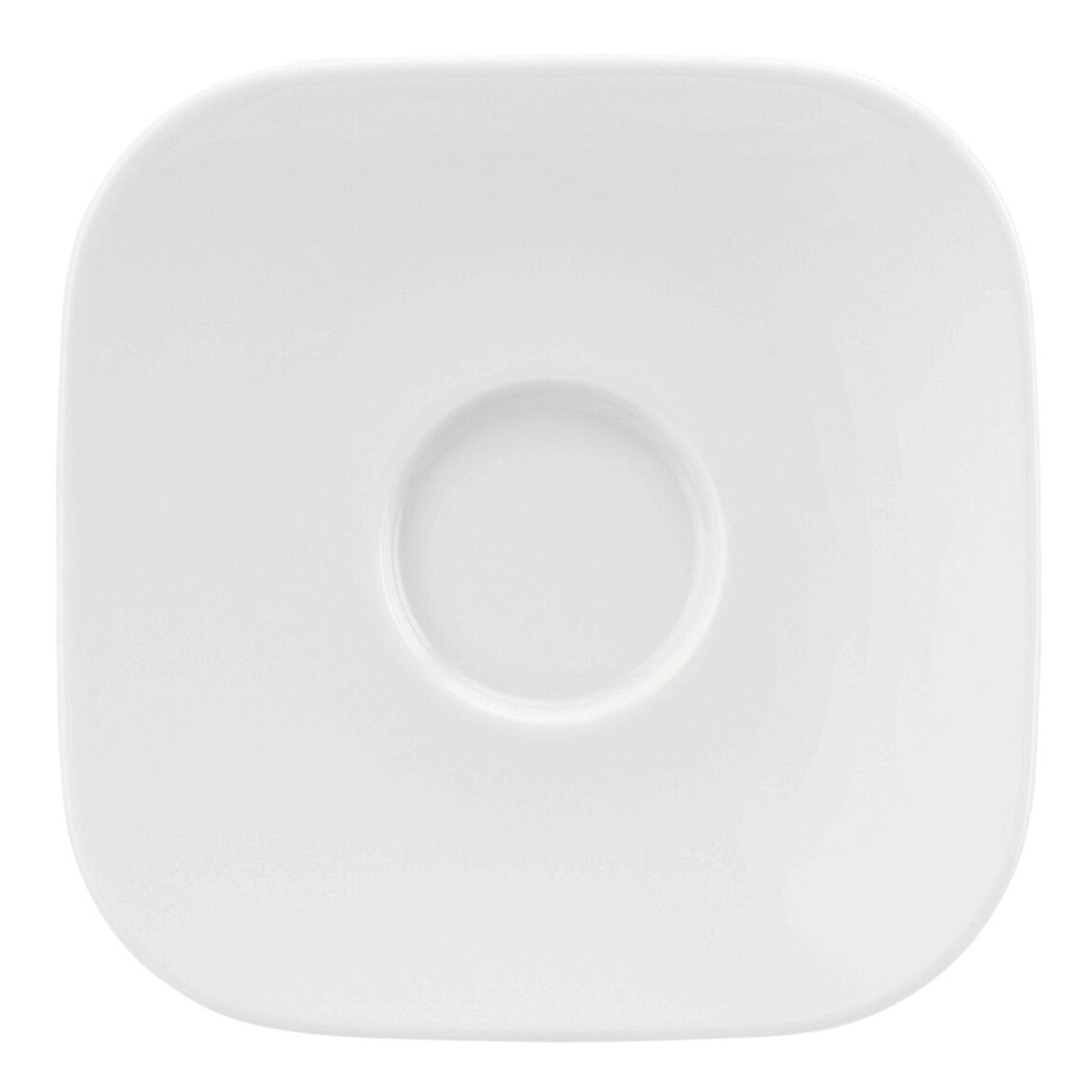 (6 pièces) SELTMANN WEIDEN | Soucoupe - petite et carrée - 130 x 130 mm - Blanc         