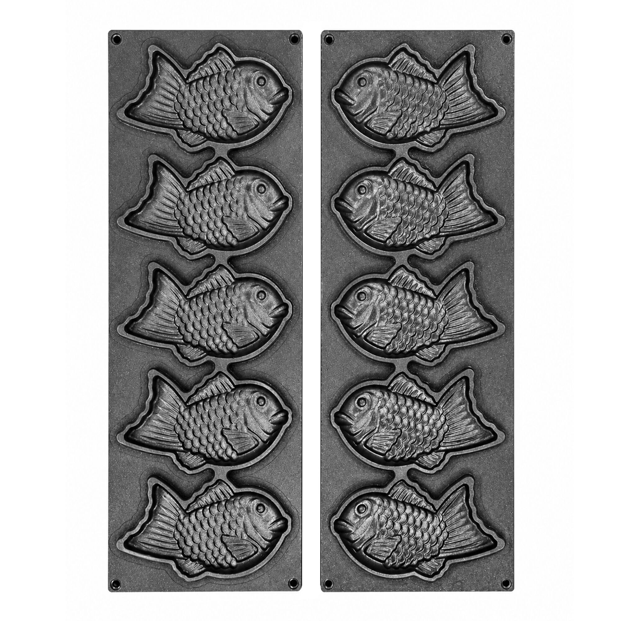 Plaques pour machine à tartelettes TMOPH - Forme : 5x poisson Tayaki