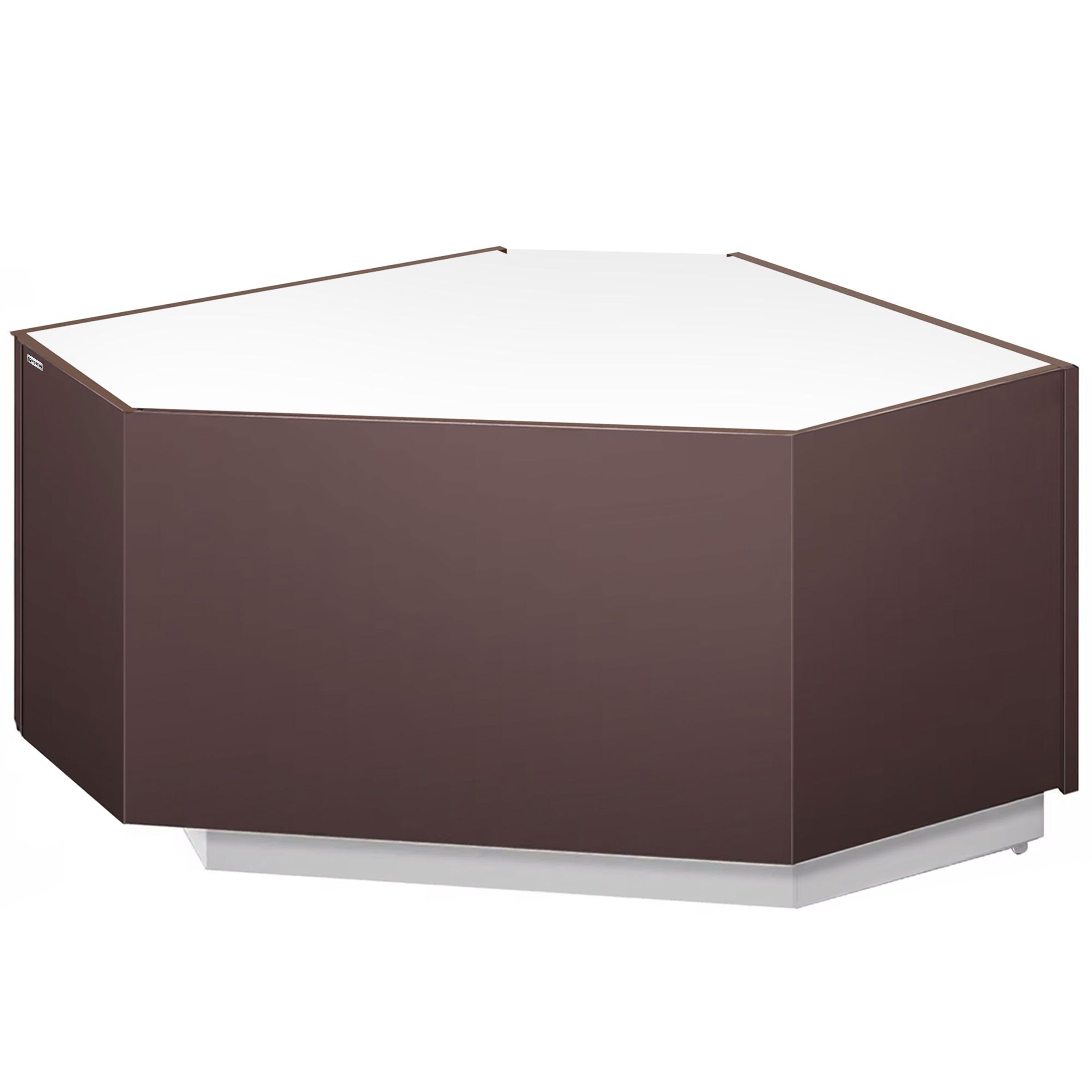 Hoek-Kassa-sectie RIGA - 1365x990x920mm - 90° Buiten