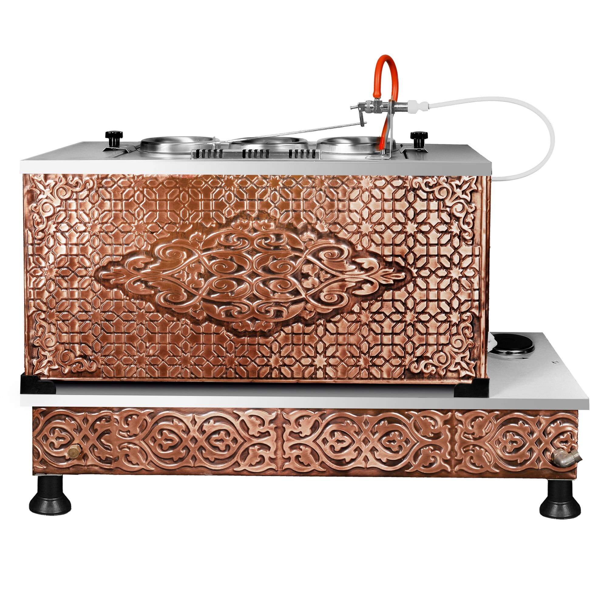 Commercial Electric Copper Tea Urn - 870mm - 33 Litres