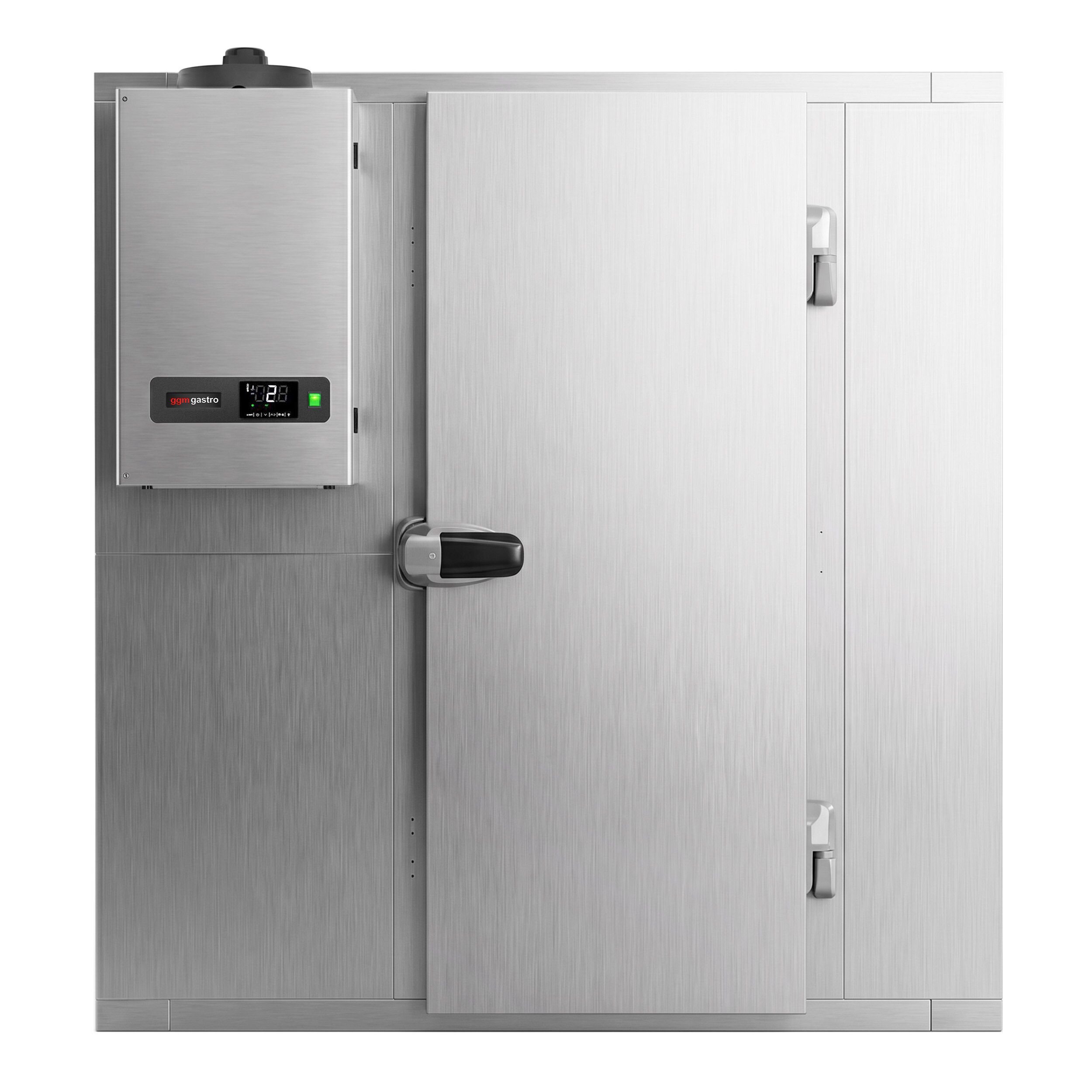 RVS koelcel - 1800x1500mm - 4,06m³ - incl. koelmotor