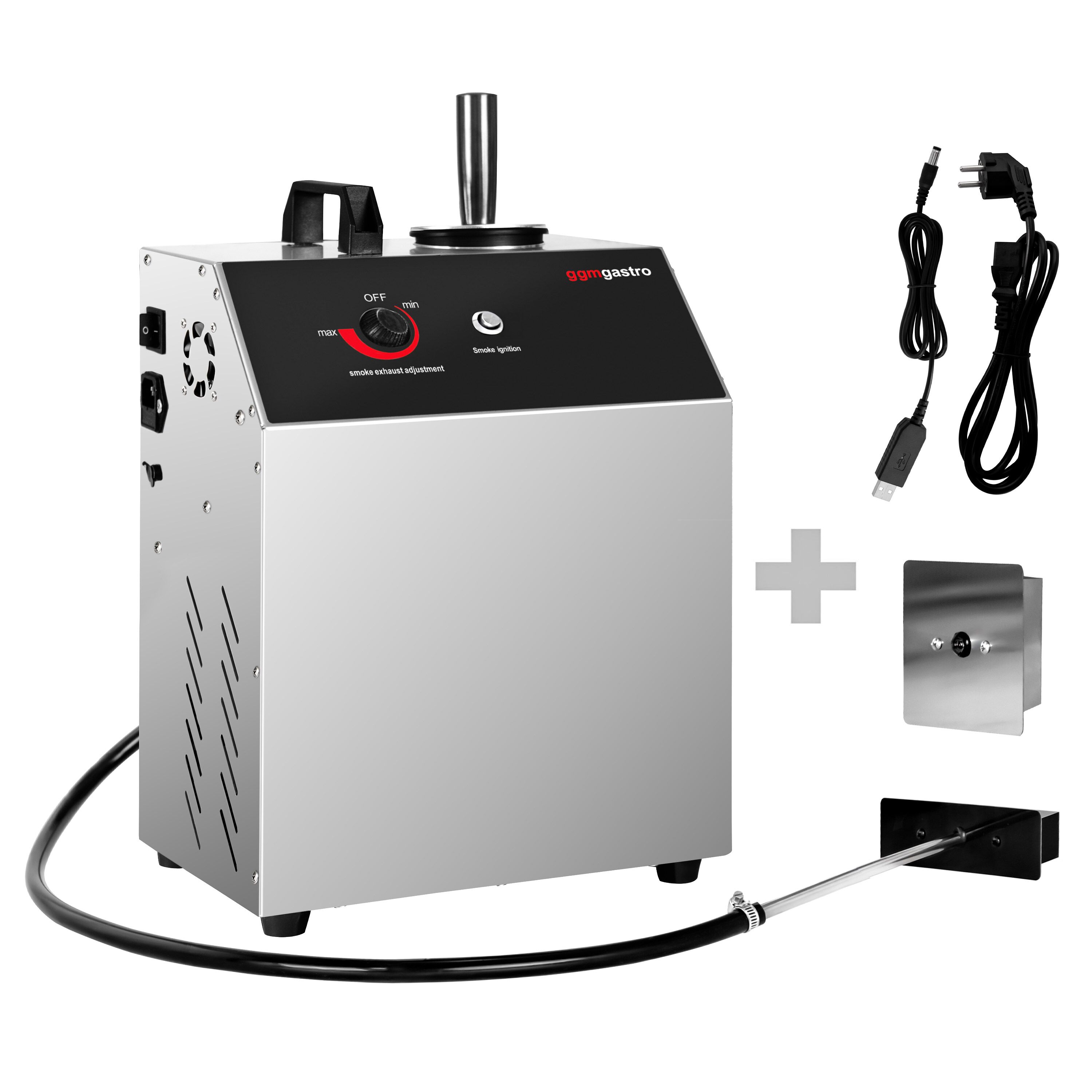 Compact Fumoir électrique professionnel - Commande électronique - 280x230mm - fumage à chaud et à froid