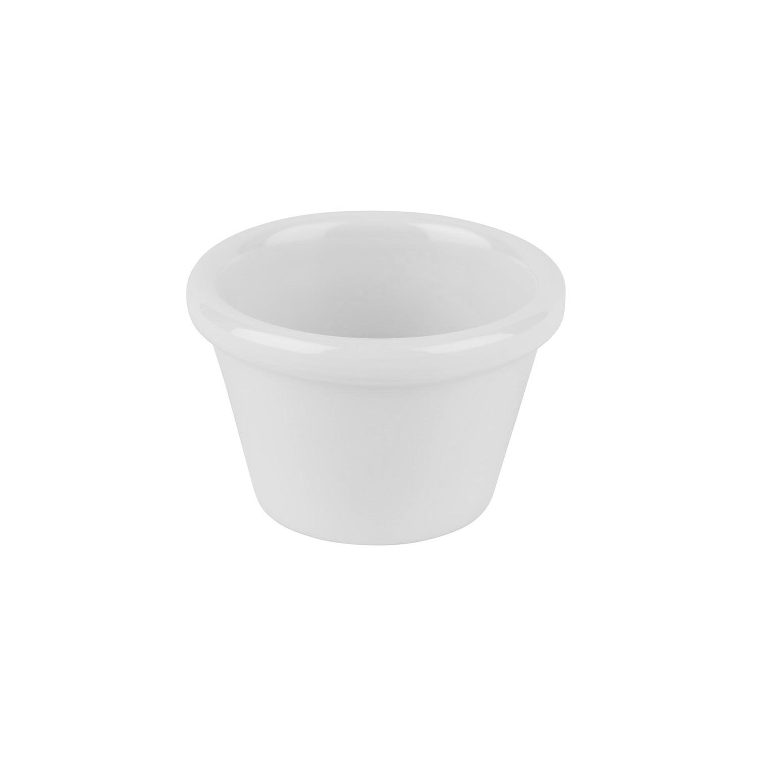 (24 pièces) Coupelles à sauce - CASUAL - Melamine - 50 ml - Ø 60 mm - Blanc