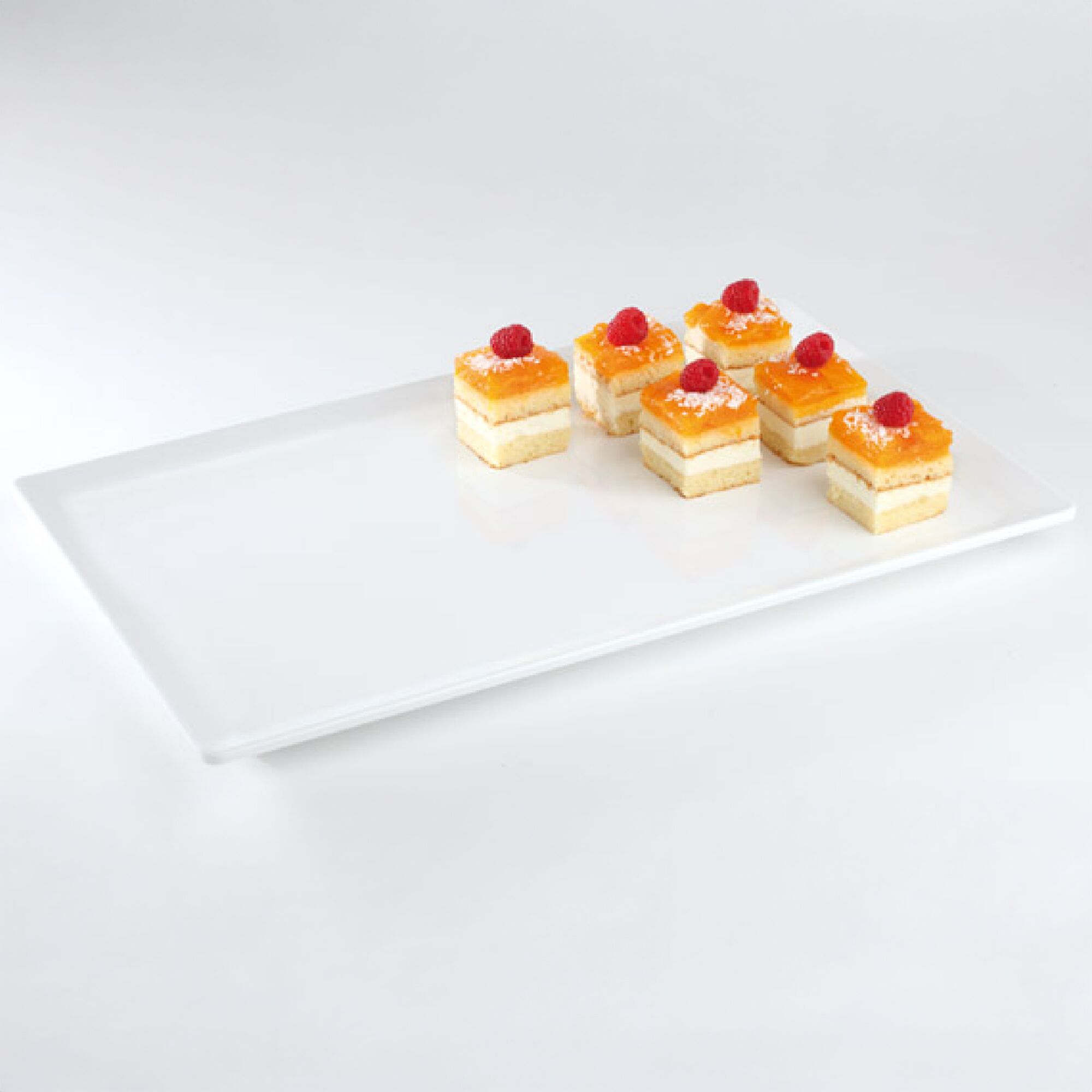 (6 pièces) Plateau GN 1/1 – PURE – Mélamine – Hauteur : 30 mm – Blanc